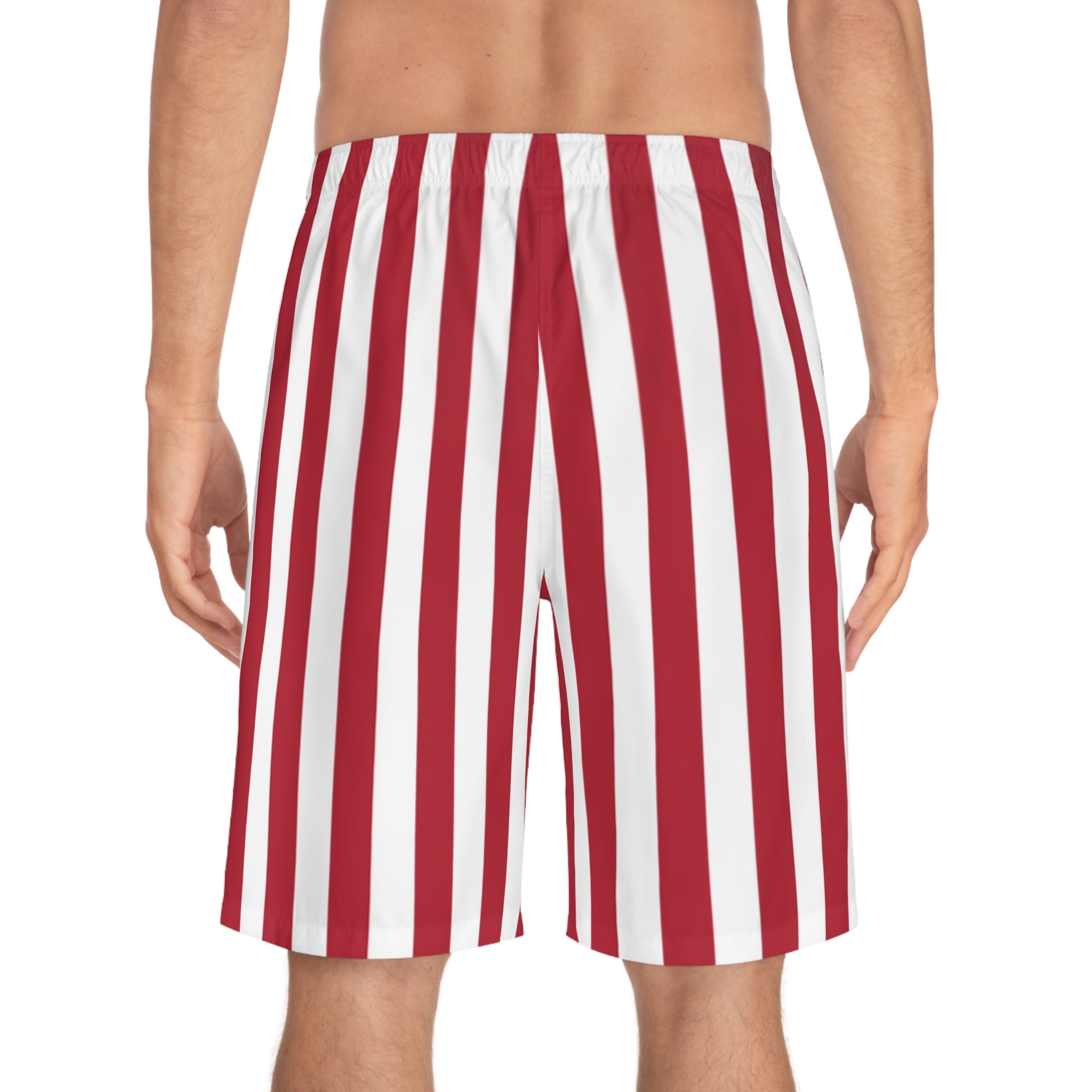 American Flag USA Board Shorts – Patriotic Stars & Stripes Swim Trunks