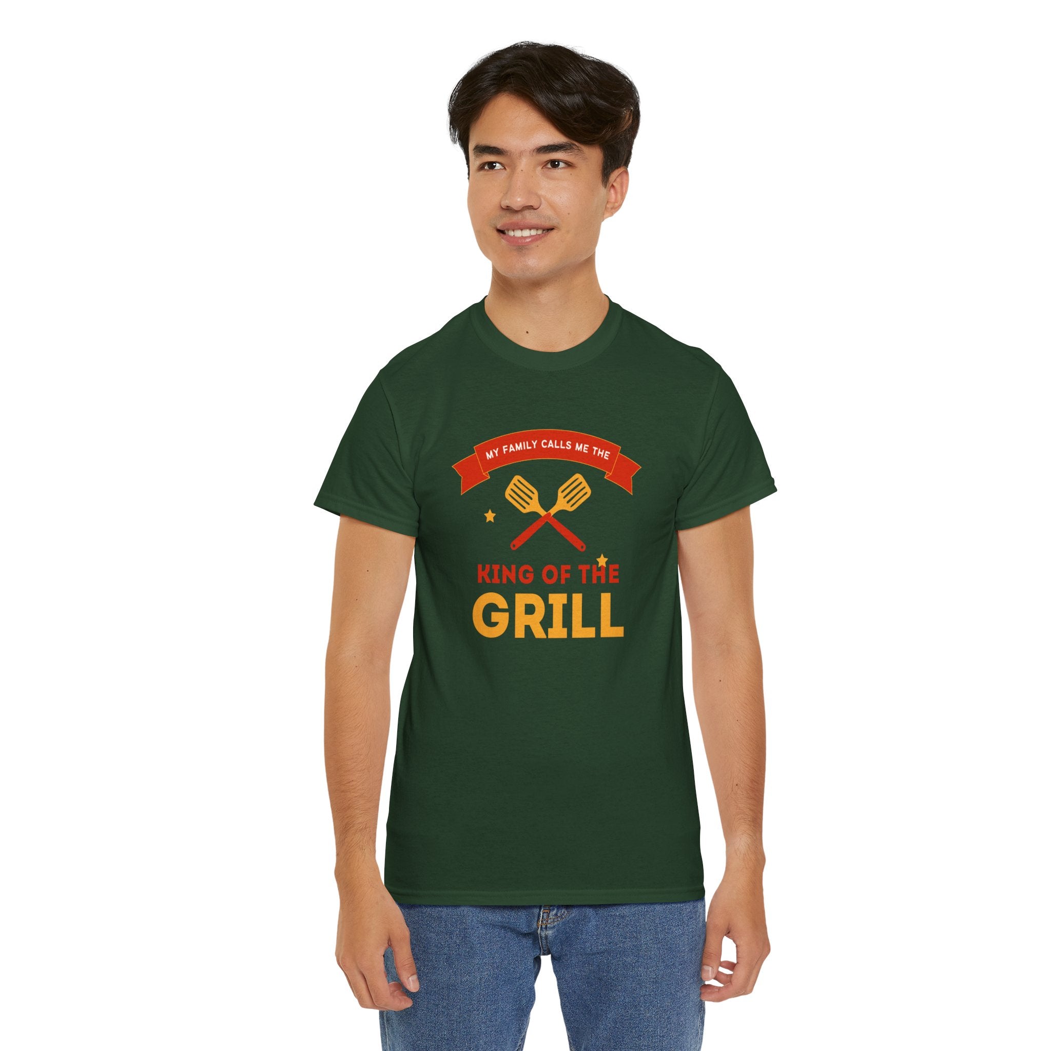 King of the Grill T-Shirt — My Family Calls Me The King of the Grill BBQ Tee