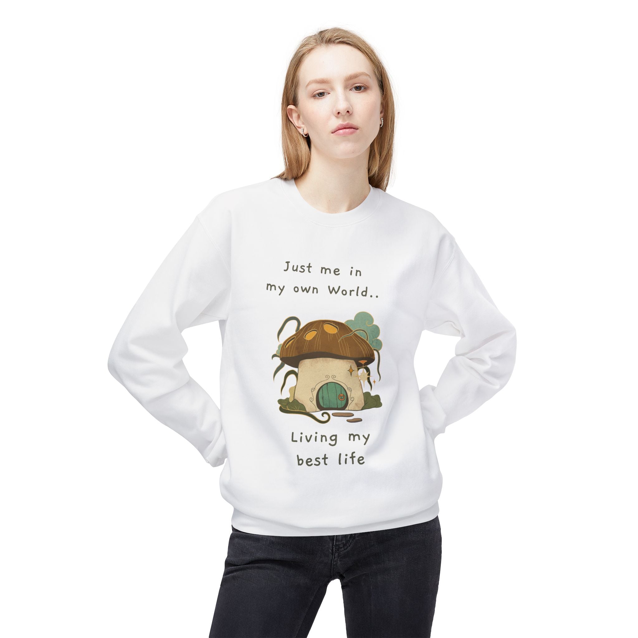Cozy Mushroom House Sweatshirt — Crewneck
