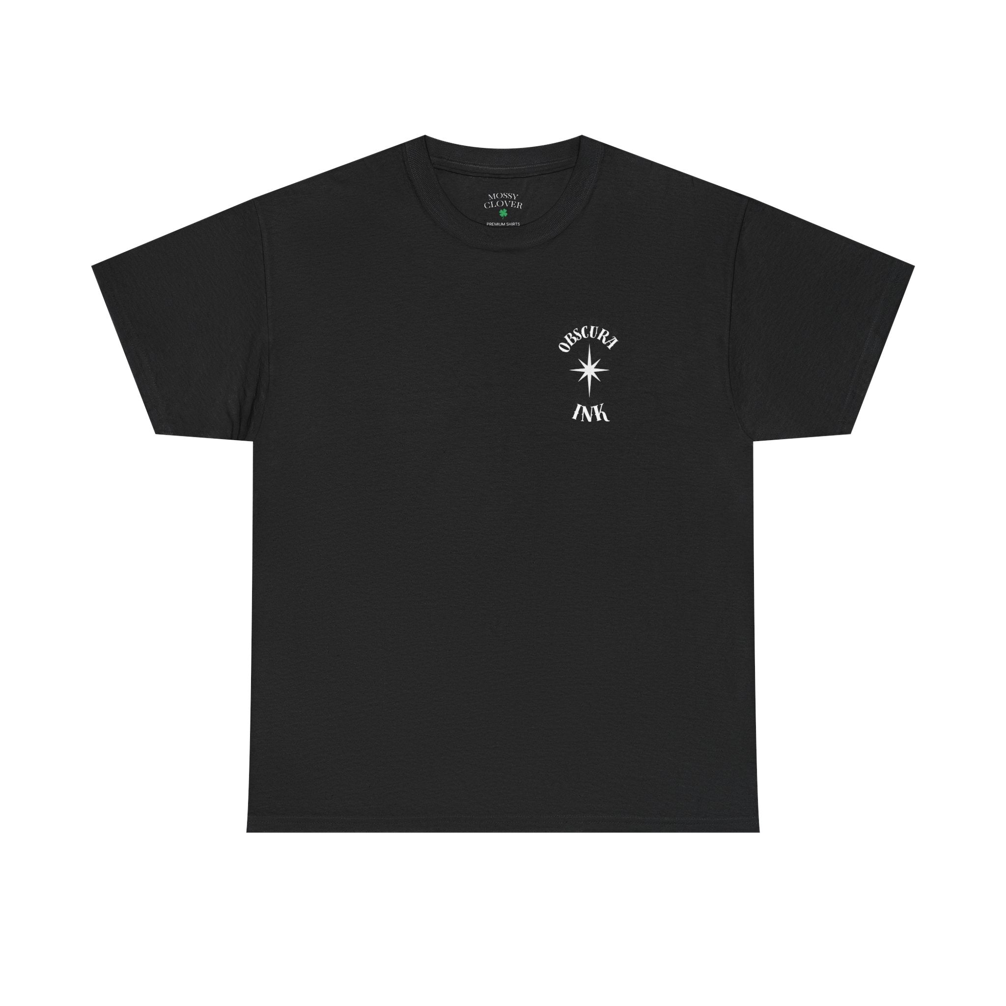 Shield Floral Tee — Obscura Ink Graphic T‑Shirt