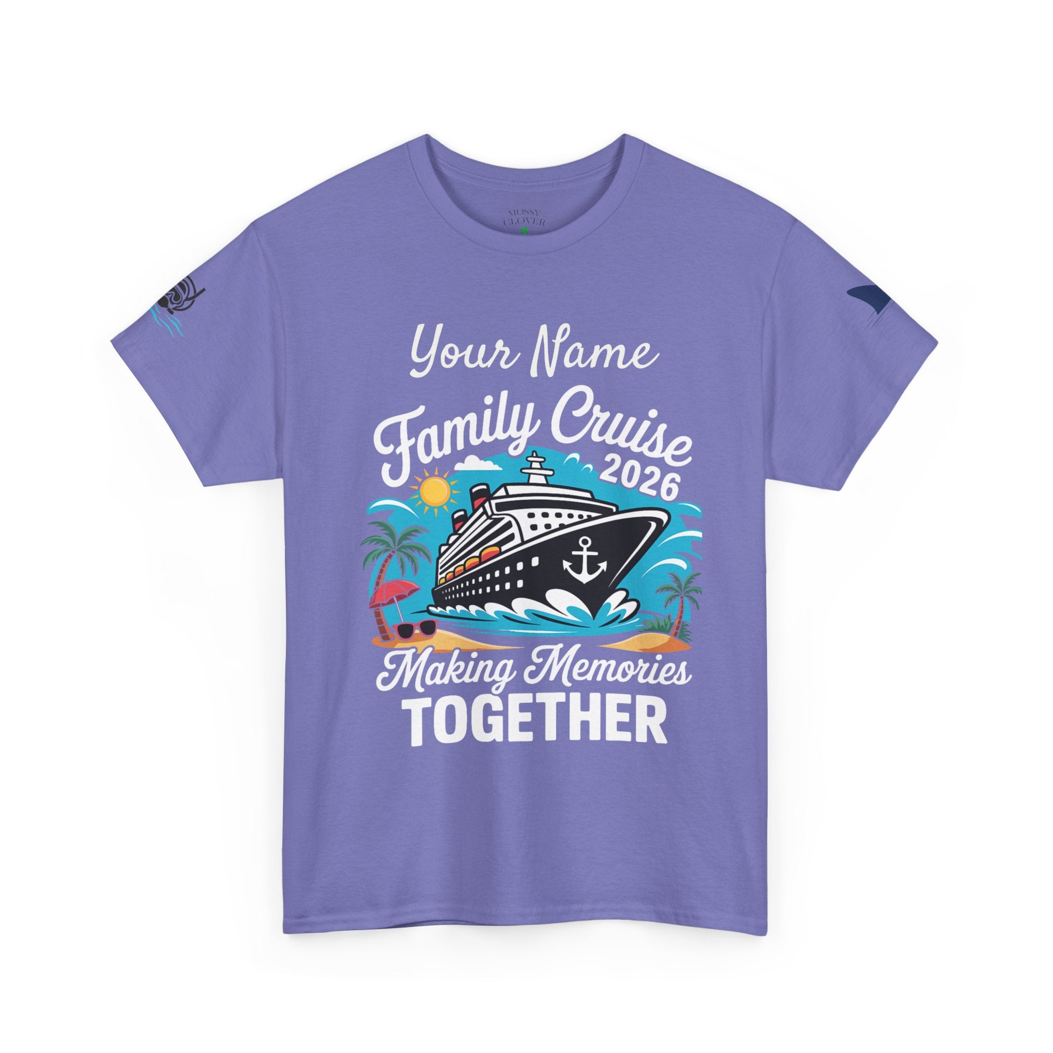 Family Cruise T‑Shirt — Customizable 'Making Memories Together' Cruise Vacation Tee