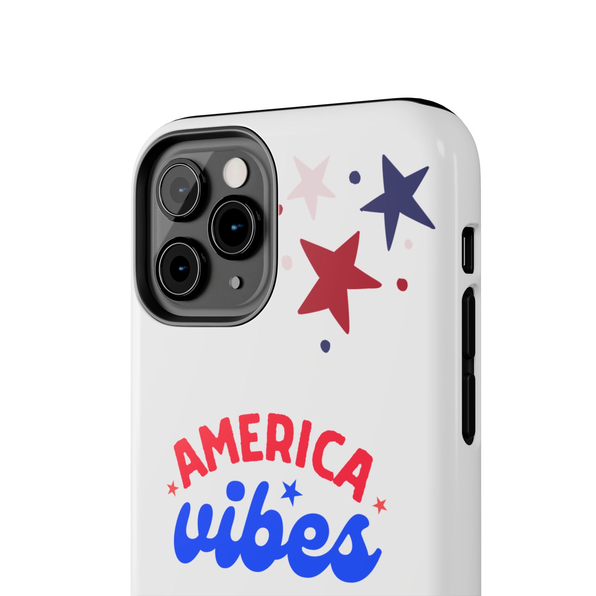 America Vibes Tough Phone Case — Patriotic Red White Blue Stars iPhone Case