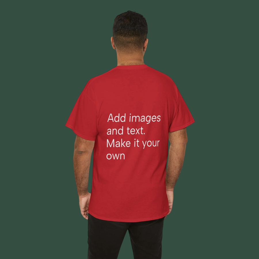 Customizable T‑Shirt – "Upload Your Designs and Watch Them Come to Life"