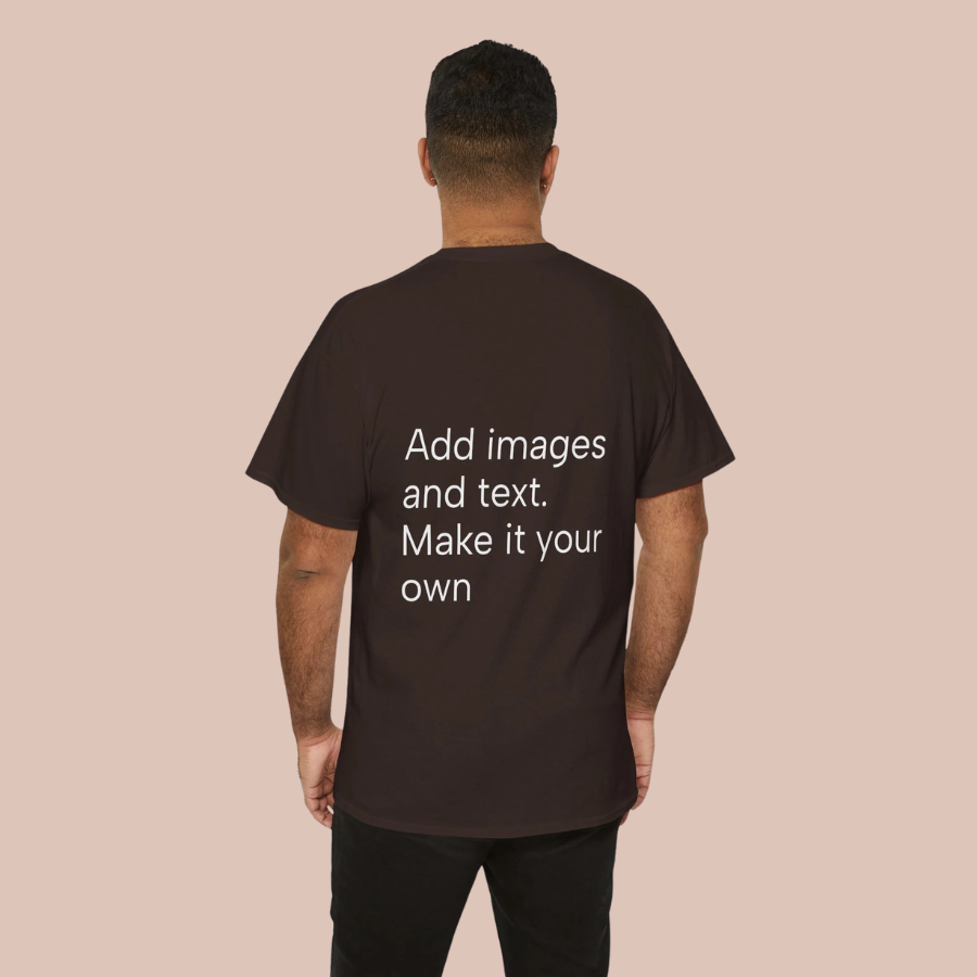 Customizable T‑Shirt – "Upload Your Designs and Watch Them Come to Life"