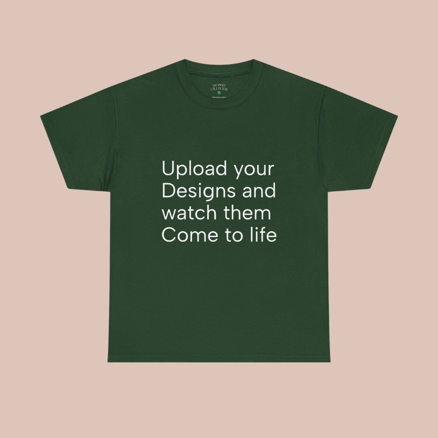 Customizable T‑Shirt – "Upload Your Designs and Watch Them Come to Life"