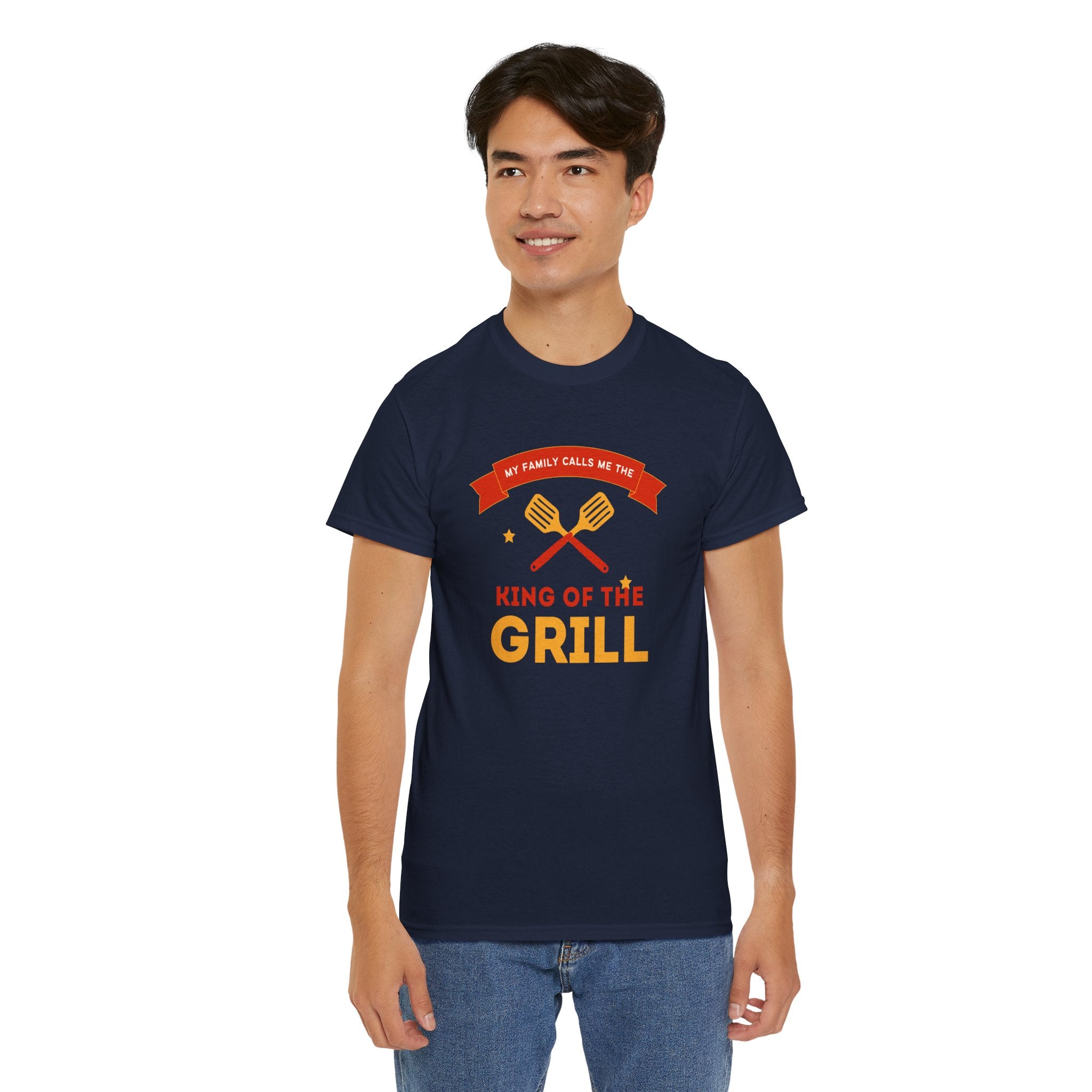 King of the Grill T-Shirt — My Family Calls Me The King of the Grill BBQ Tee