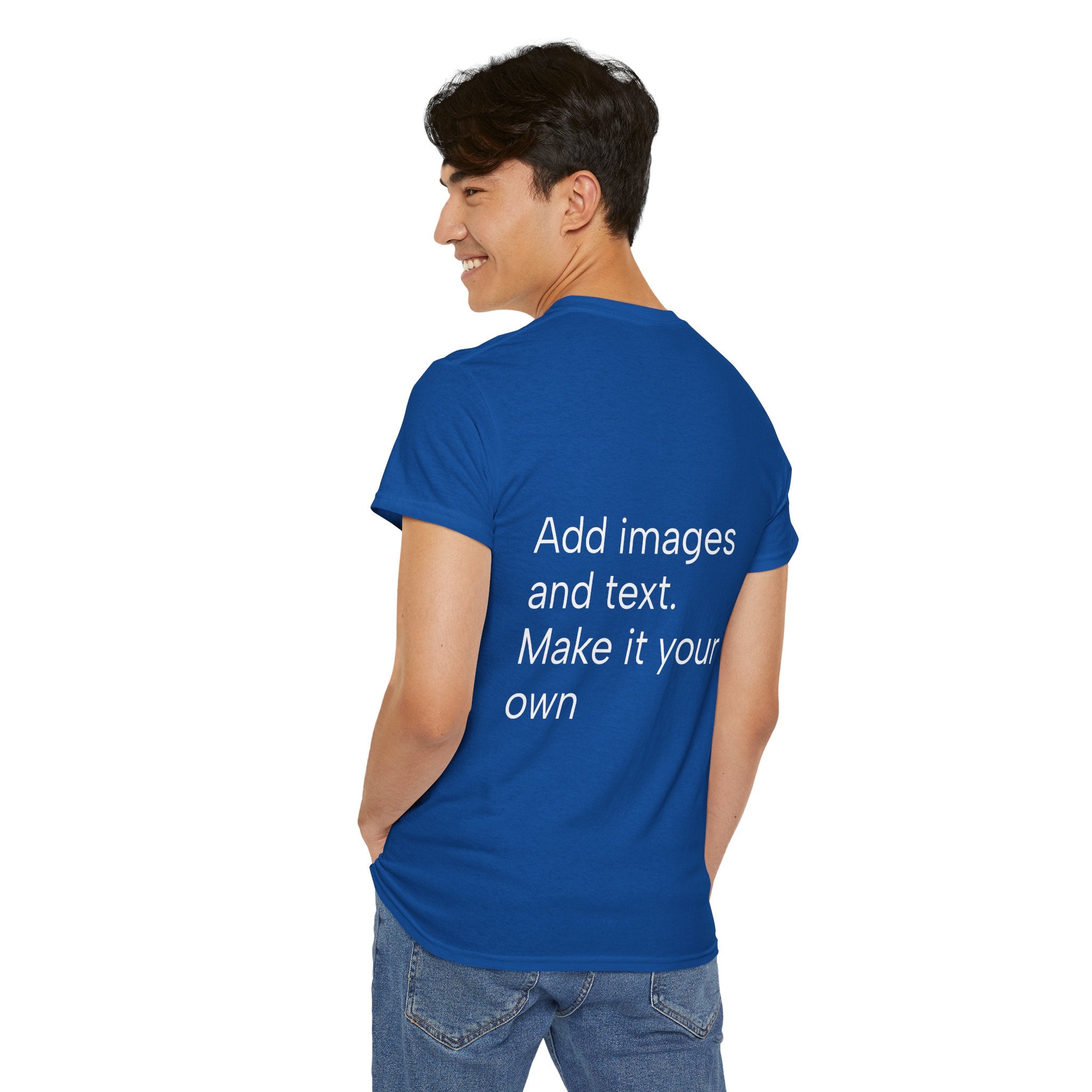 Customizable T‑Shirt – "Upload Your Designs and Watch Them Come to Life"