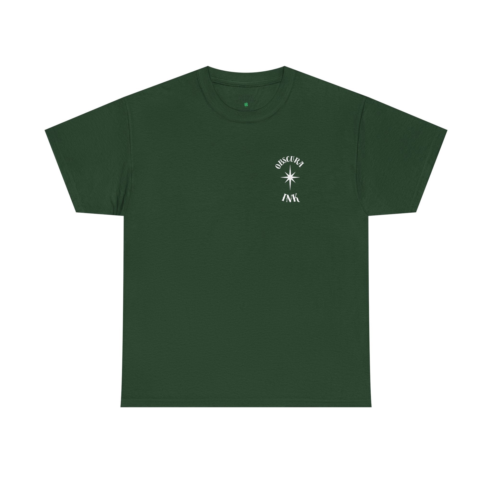 Shield Floral Tee — Obscura Ink Graphic T‑Shirt