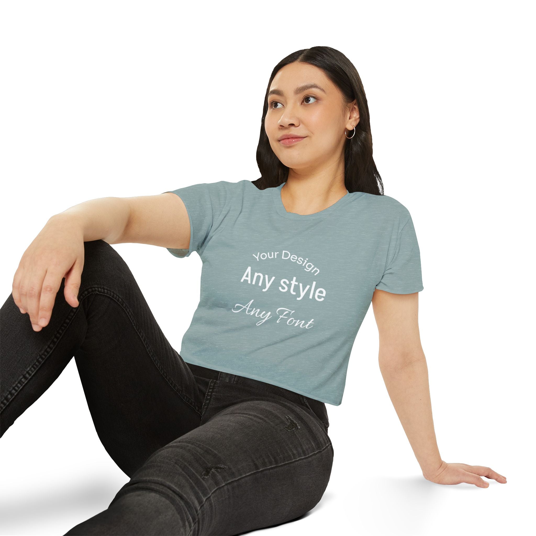 Women's Festival Crop Top — Customizable Graphic Crop Tee