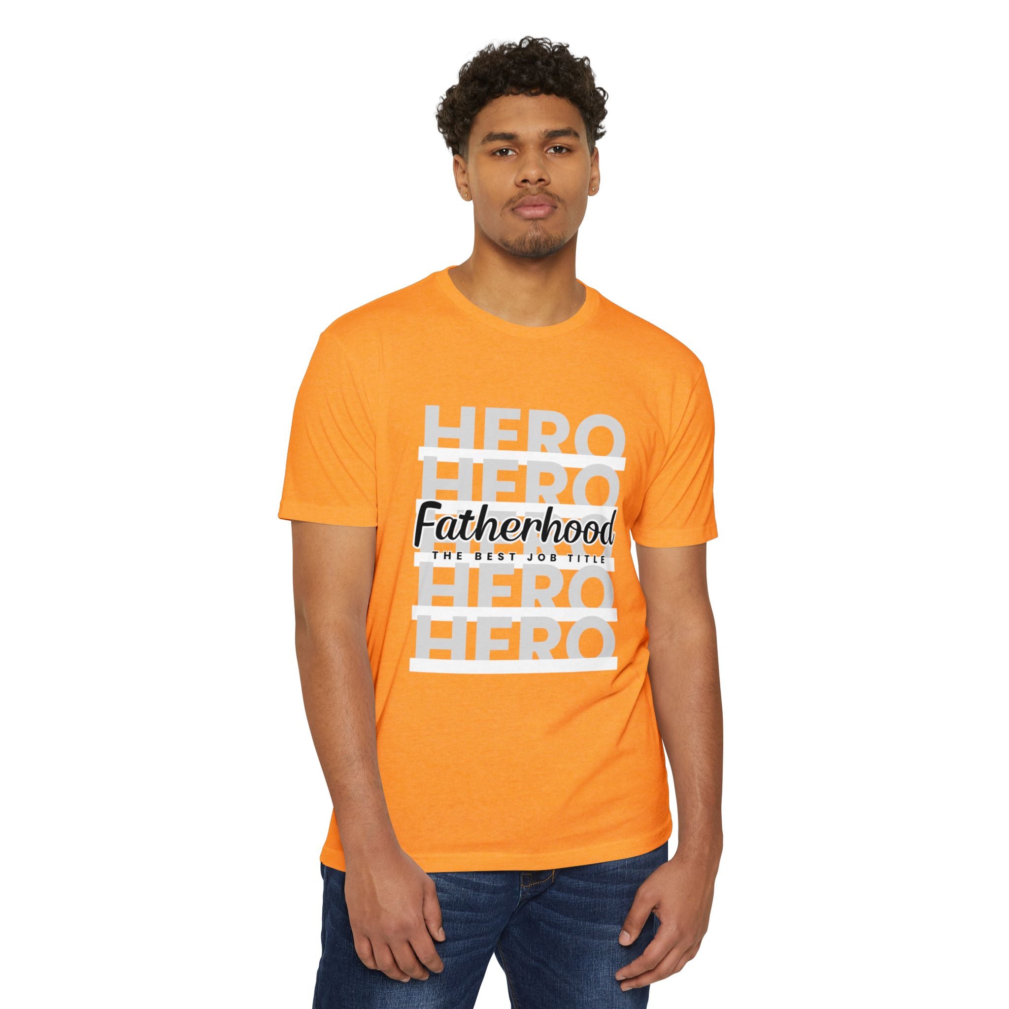 Fatherhood Hero T-Shirt — "Fatherhood: The Ultimate Title" Graphic Tee
