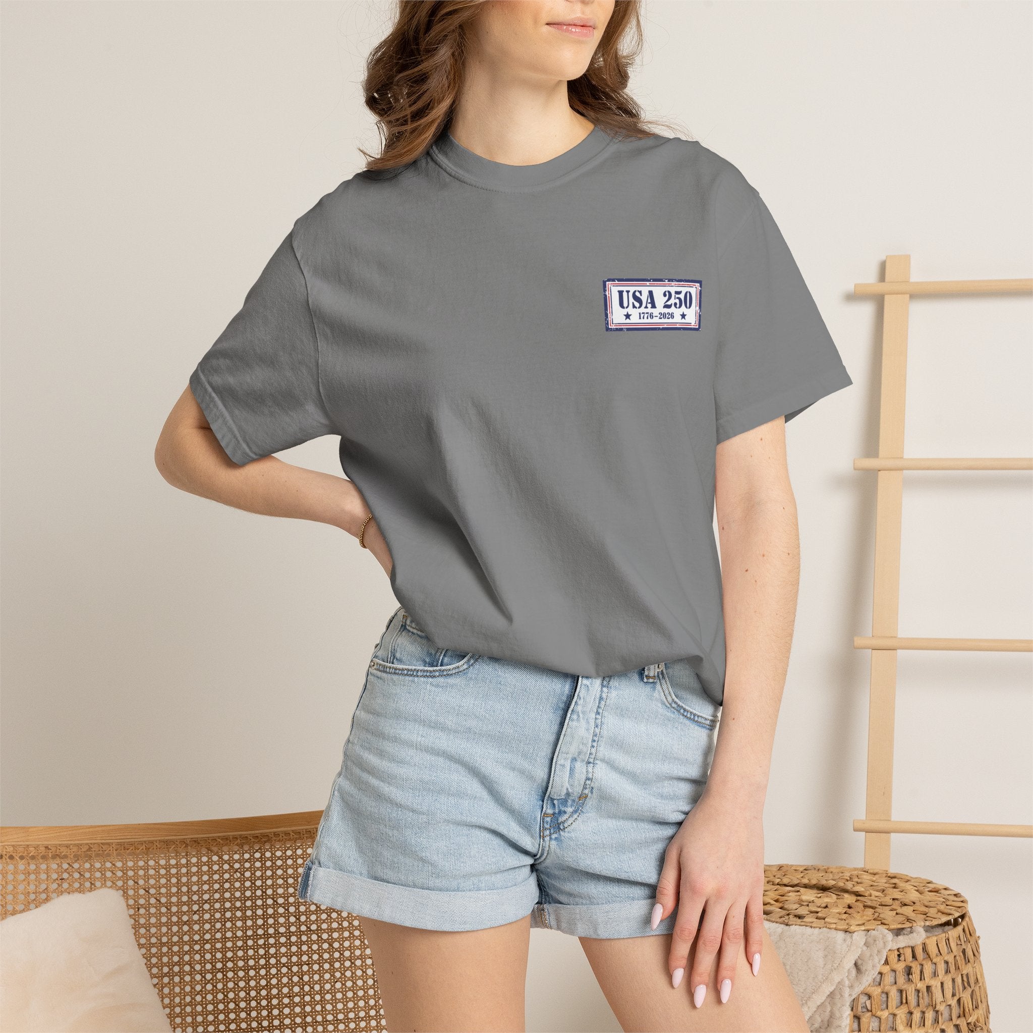 USA 250 Yrs ~ Unisex Garment-Dyed T-shirt