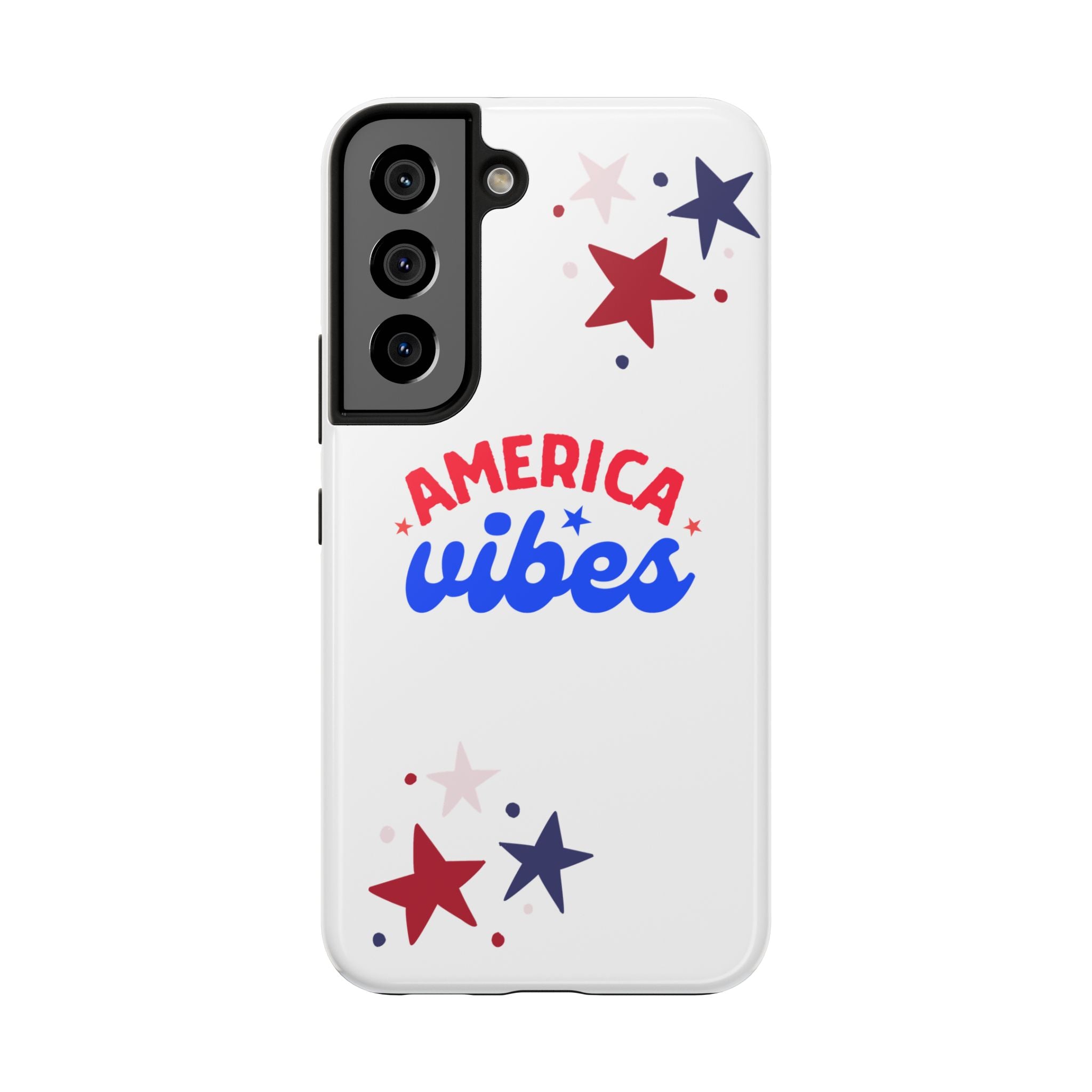 America Vibes Tough Phone Case — Patriotic Red White Blue Stars iPhone Case