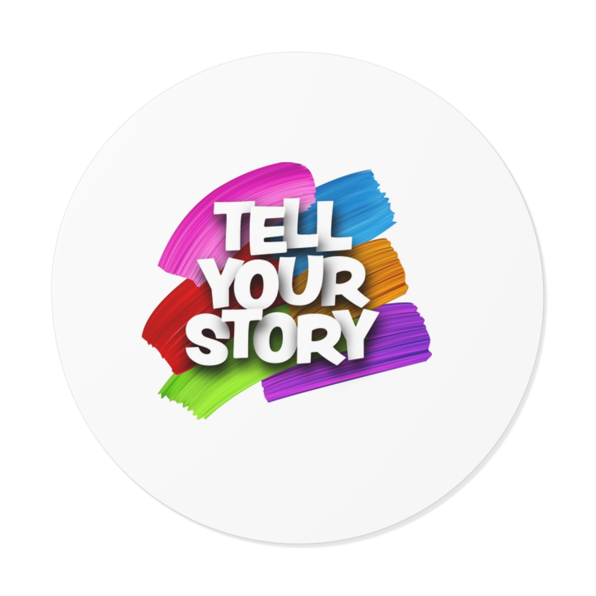 Round Vinyl Sticker — Custom