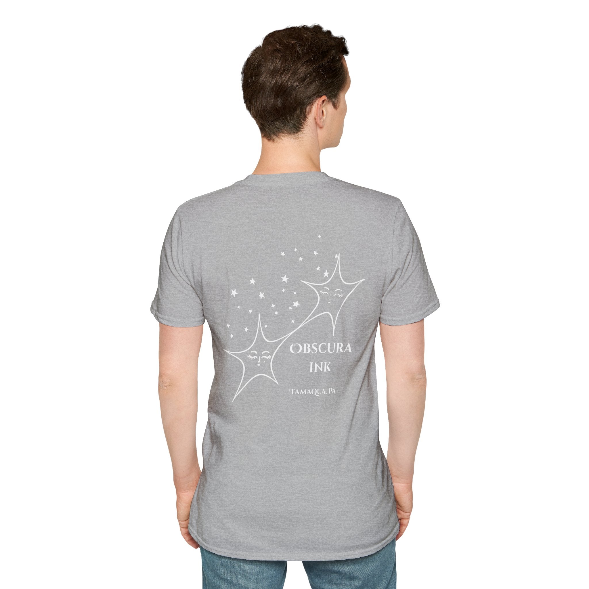 Stars logo ~ Back ~ Obscura Ink Signature Tee