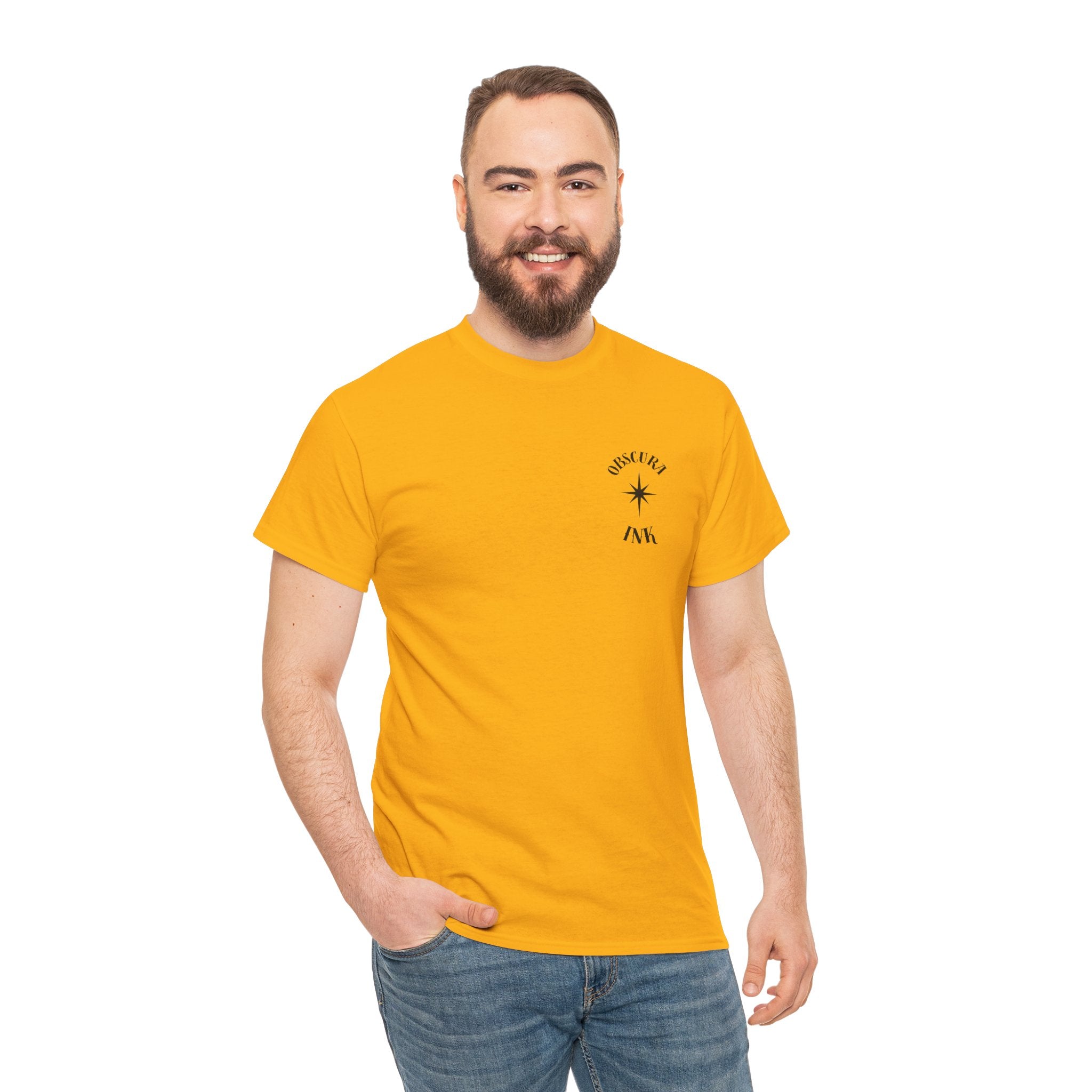 Shield Floral Tee — Obscura Ink Graphic T‑Shirt