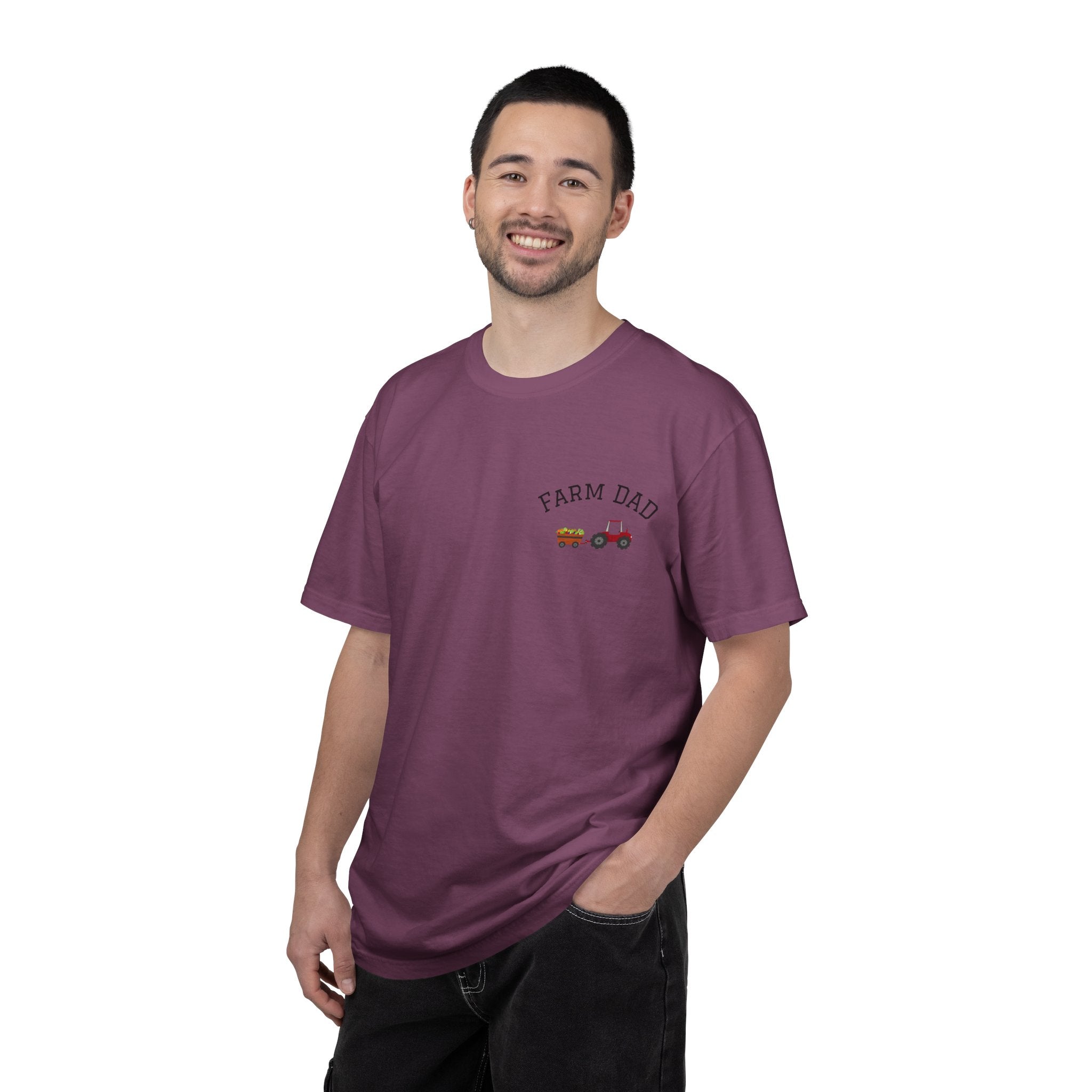 Farmer Dad T-Shirt — Rustic Farm Animals Graphic Tee