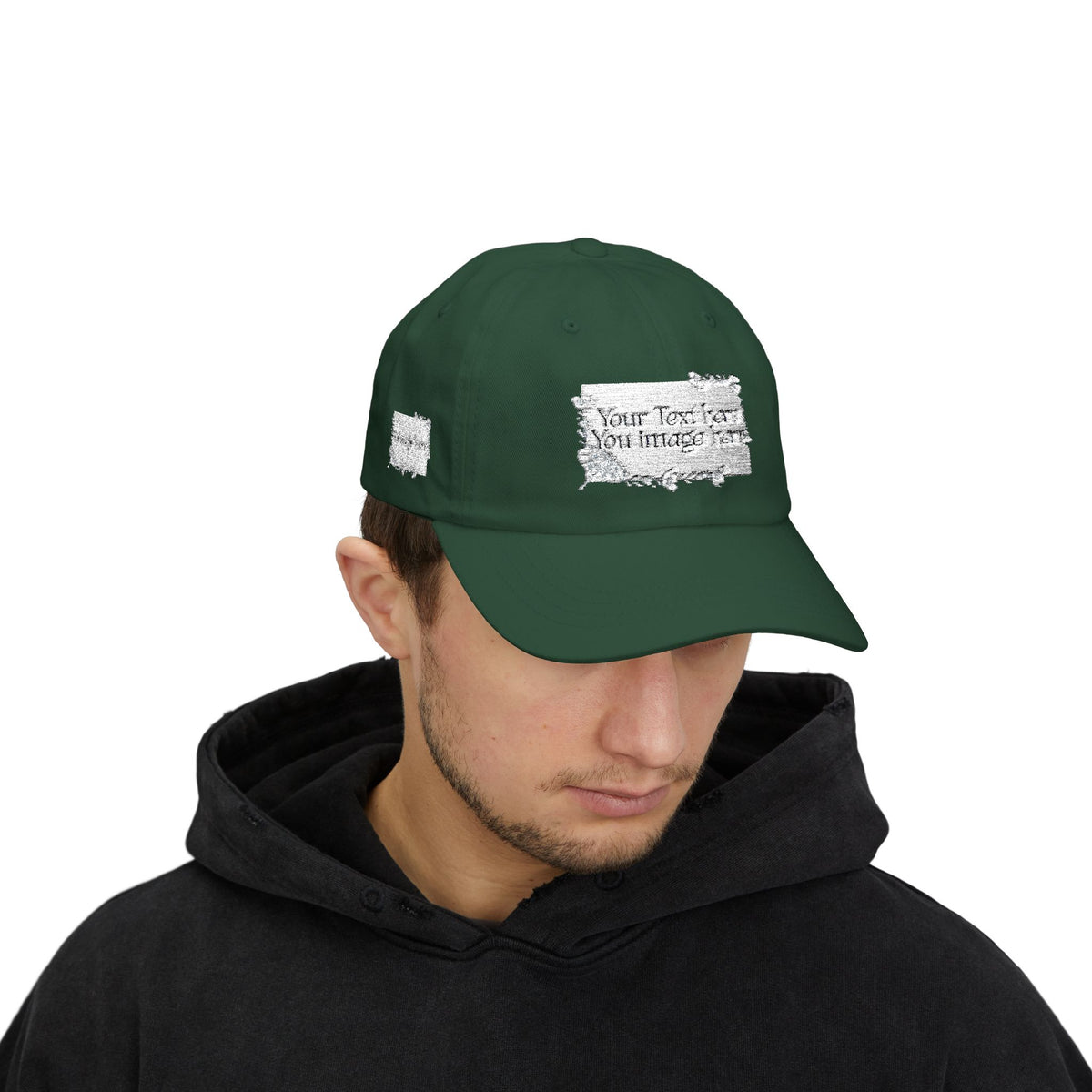 Minimal 'Print it your way' Embroidered Hat