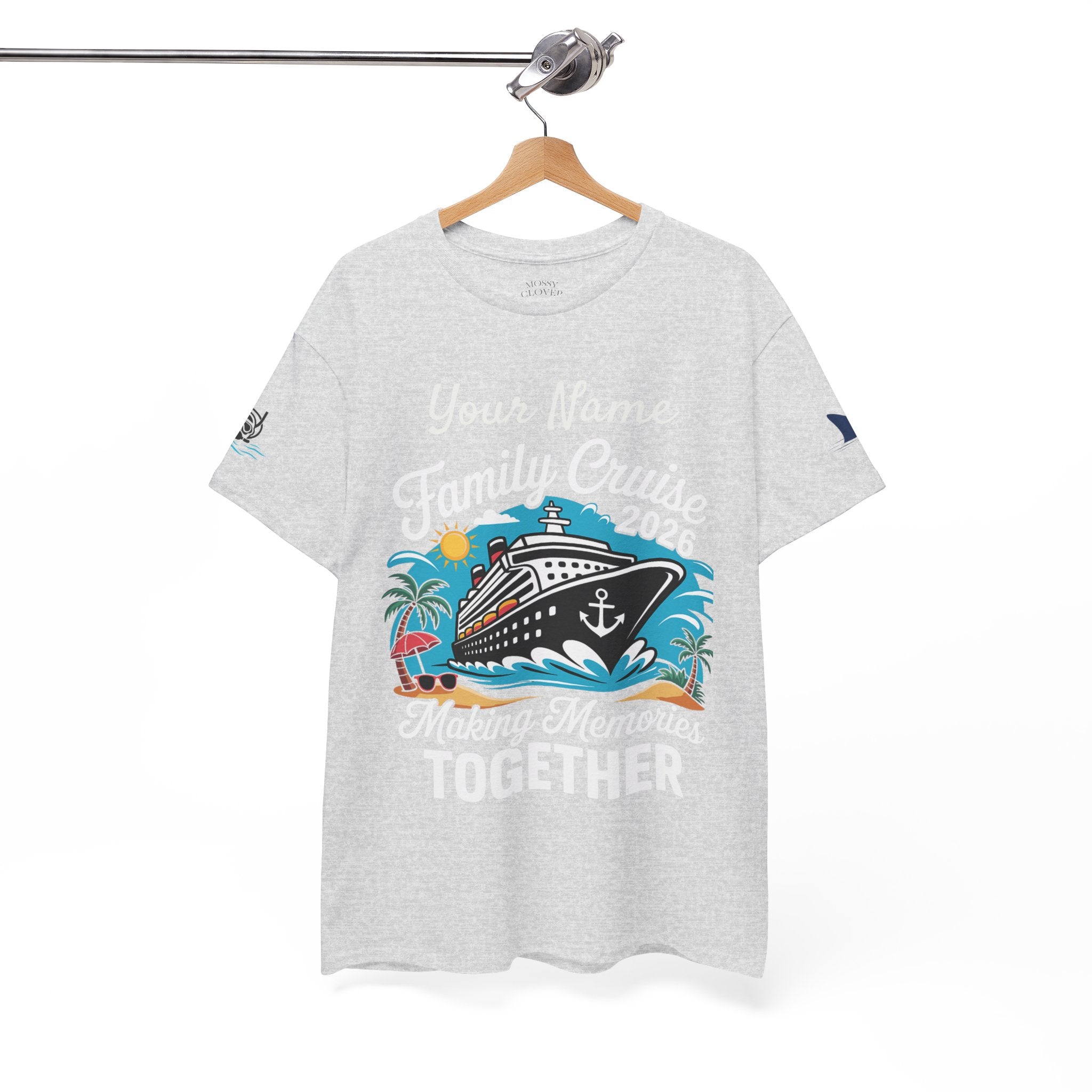 Family Cruise T‑Shirt — Customizable 'Making Memories Together' Cruise Vacation Tee