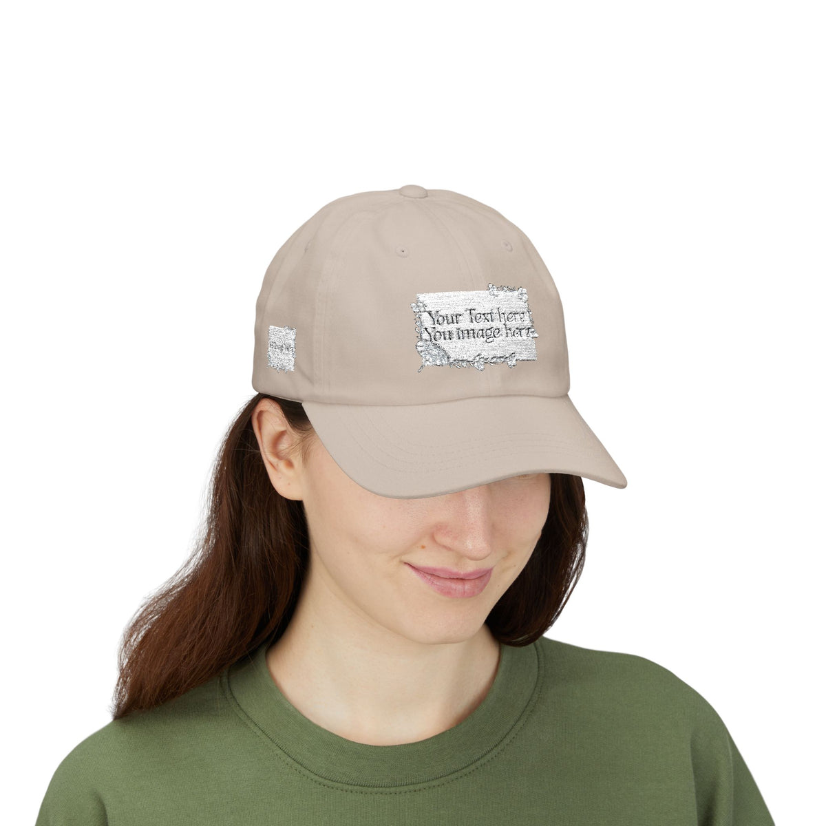 Minimal 'Print it your way' Embroidered Hat
