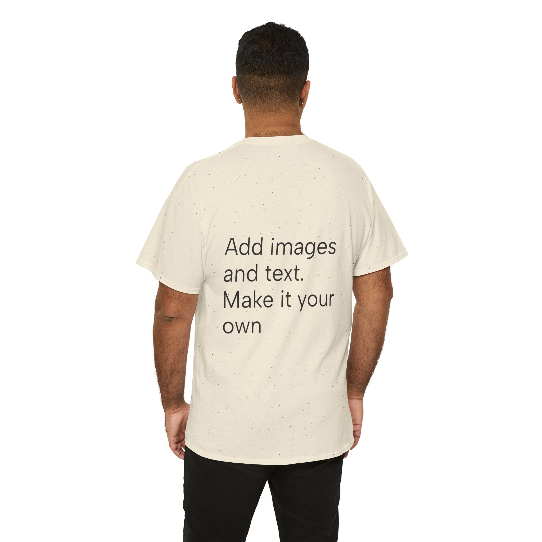 Customizable T‑Shirt – "Upload Your Designs and Watch Them Come to Life"