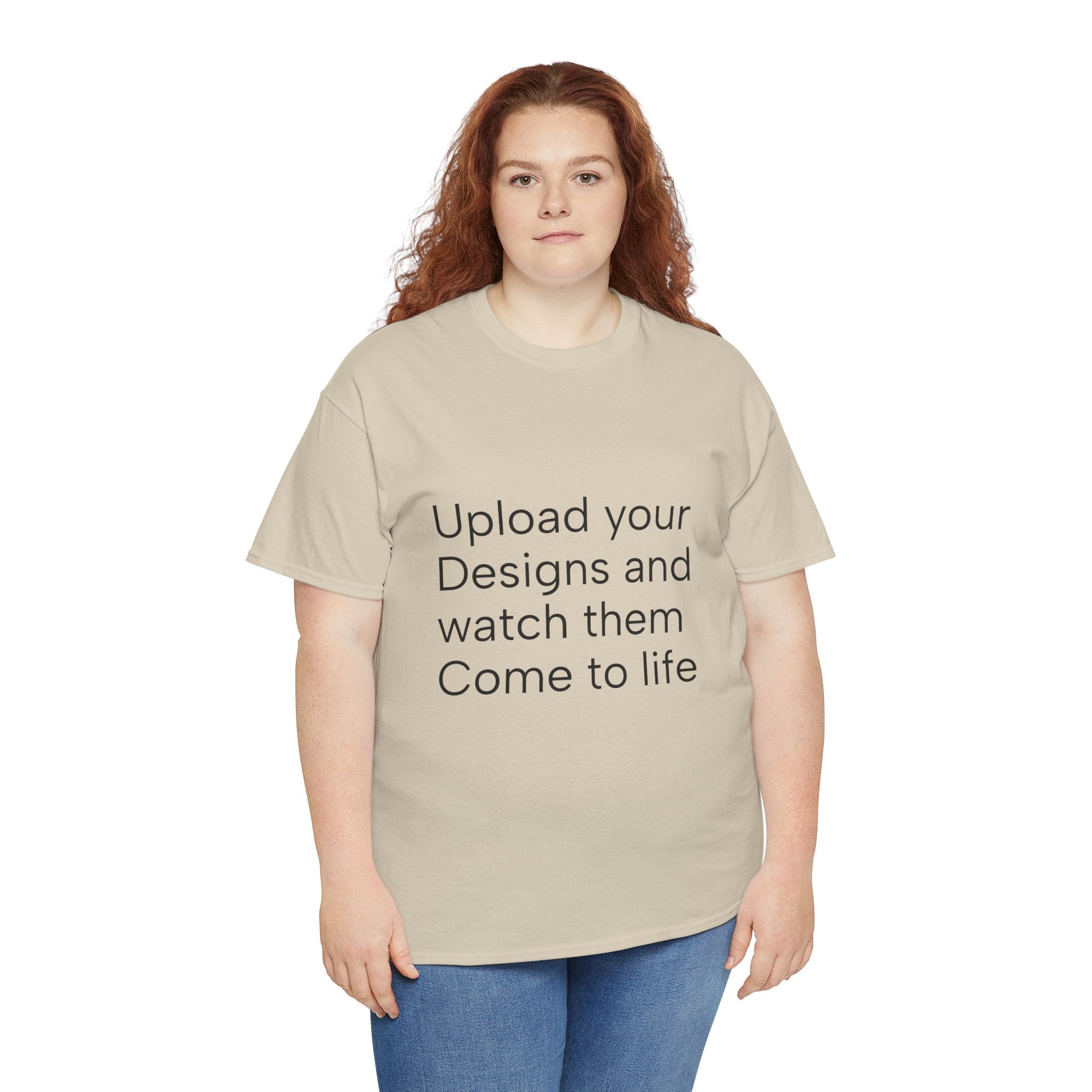 Customizable T‑Shirt – "Upload Your Designs and Watch Them Come to Life"