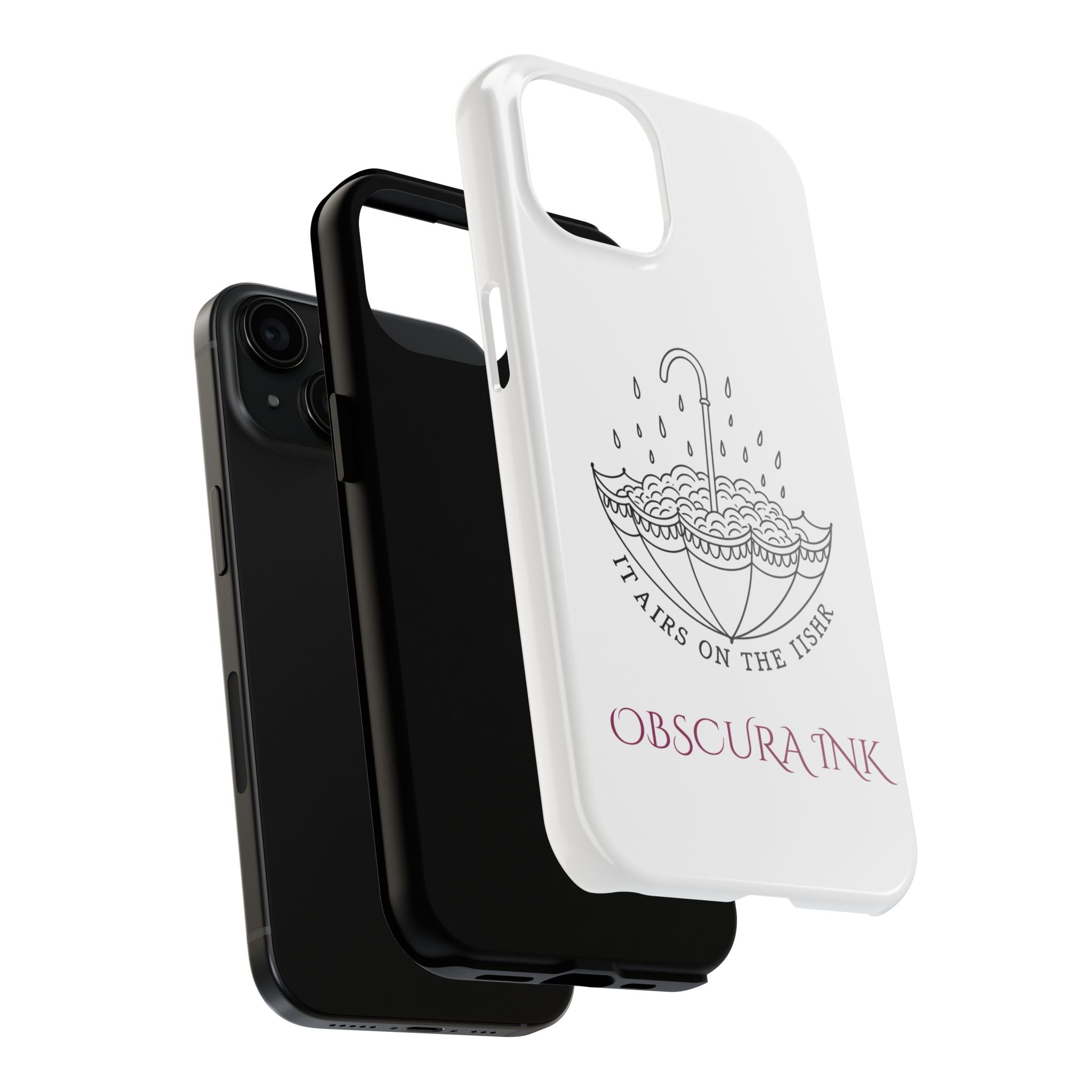Tough Phone Case — Obscura Ink Shield Design