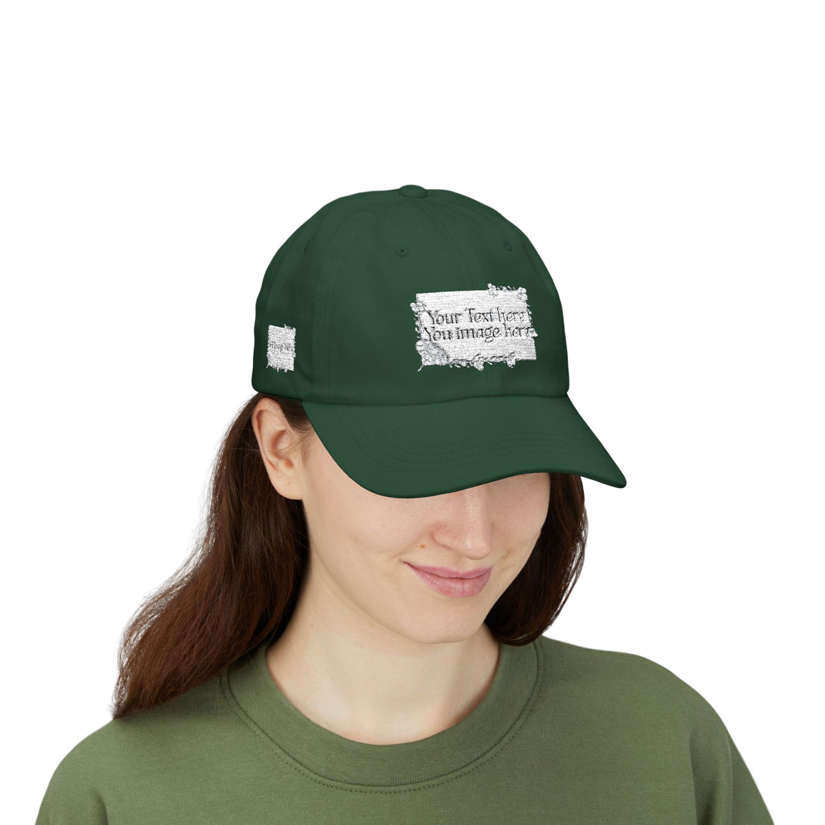 Minimal 'Print it your way' Embroidered Hat