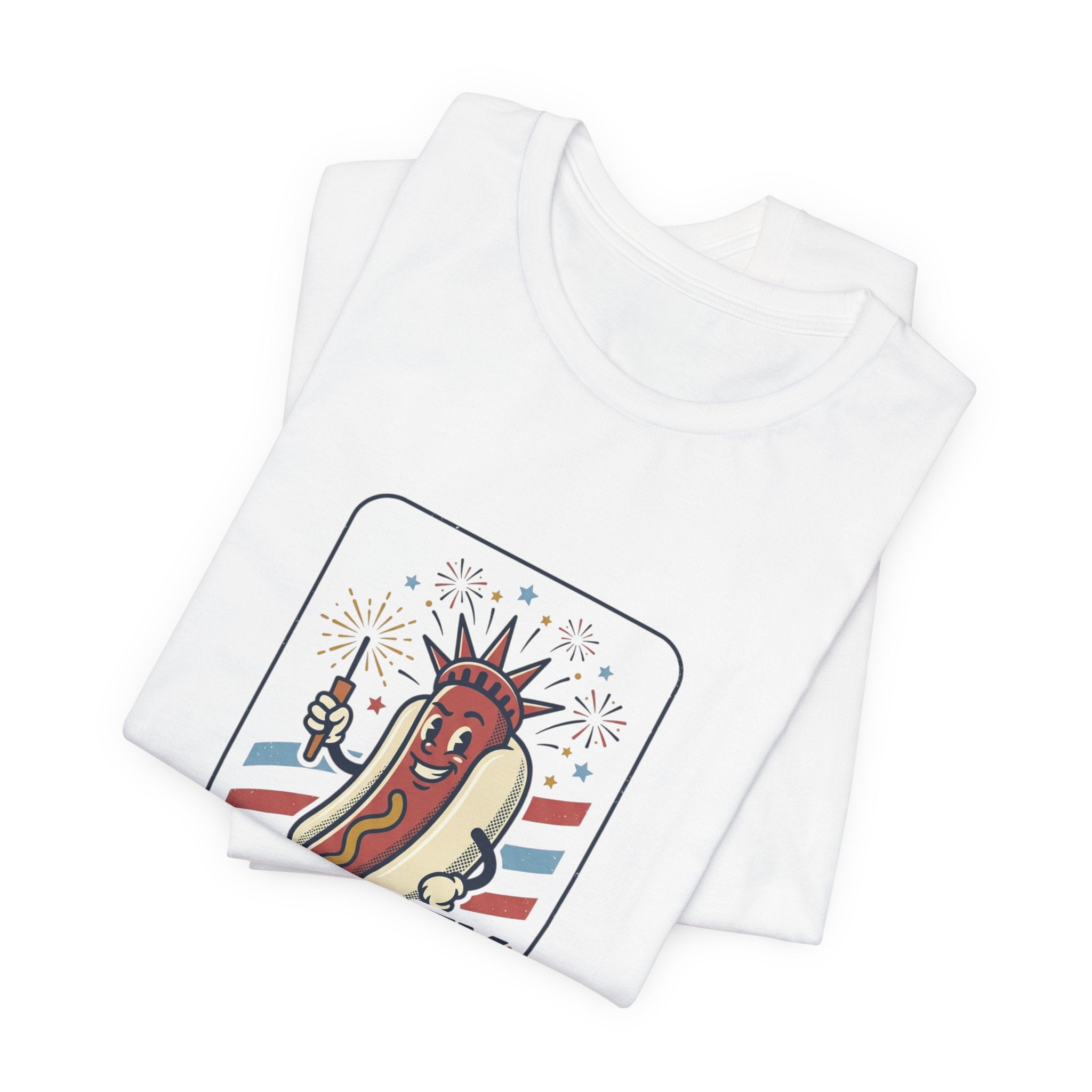 Red, White & Chew Tee