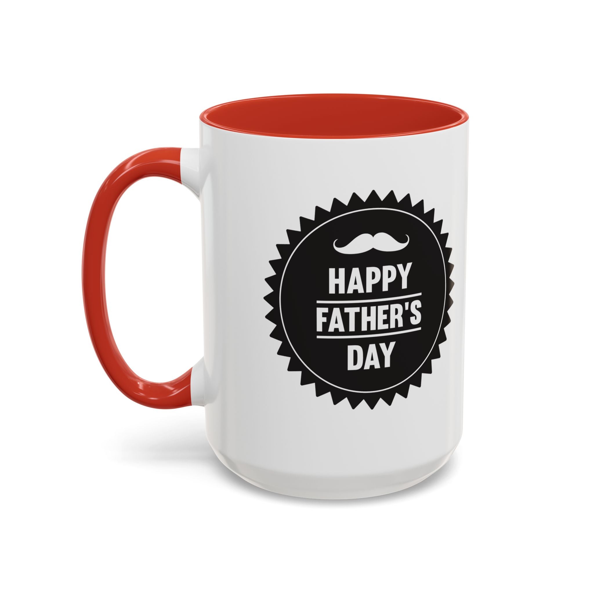 Fatherhood Coffee Mug – Vintage Hands Embrace 11/15oz Accent Mug (Best Dad Gift)