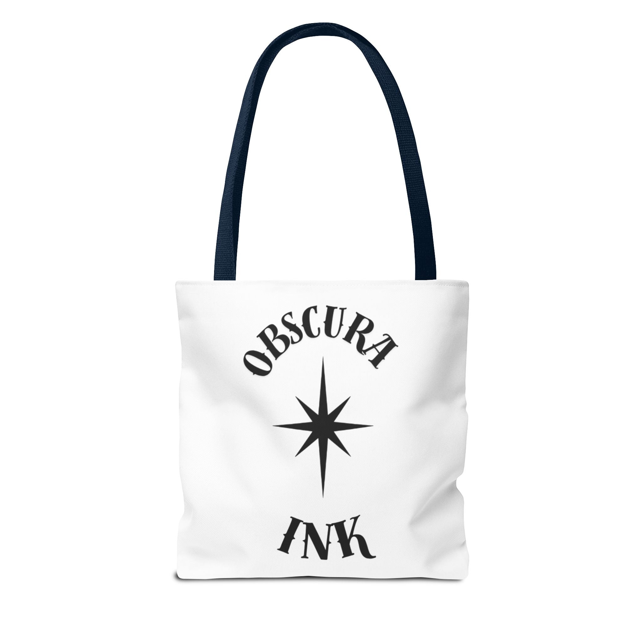 Obscura Ink Compass Tote Bag — Gothic Star Logo Canvas Tote