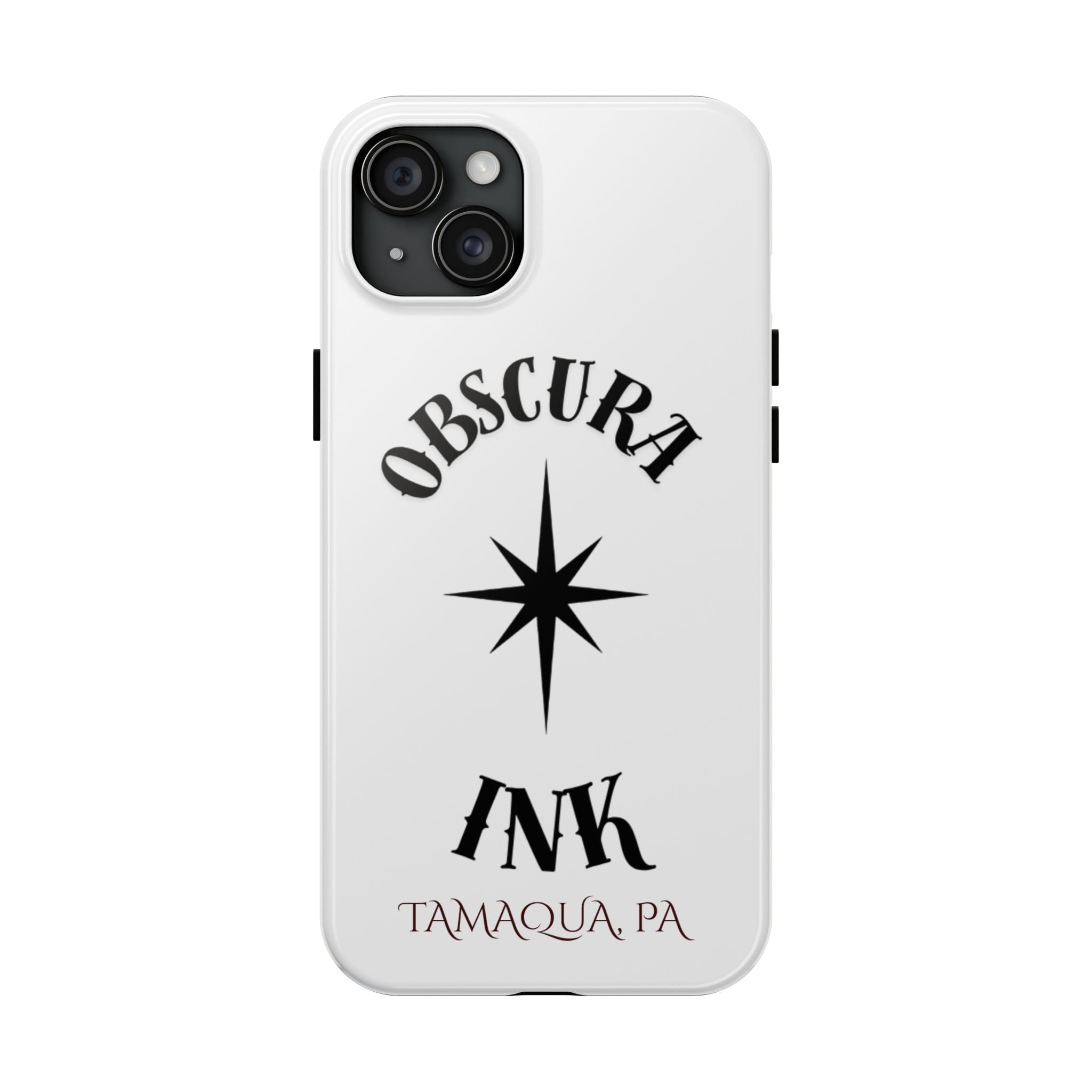 Tough Phone Case — Obscura Ink Compass Design (Tamaqua, PA)
