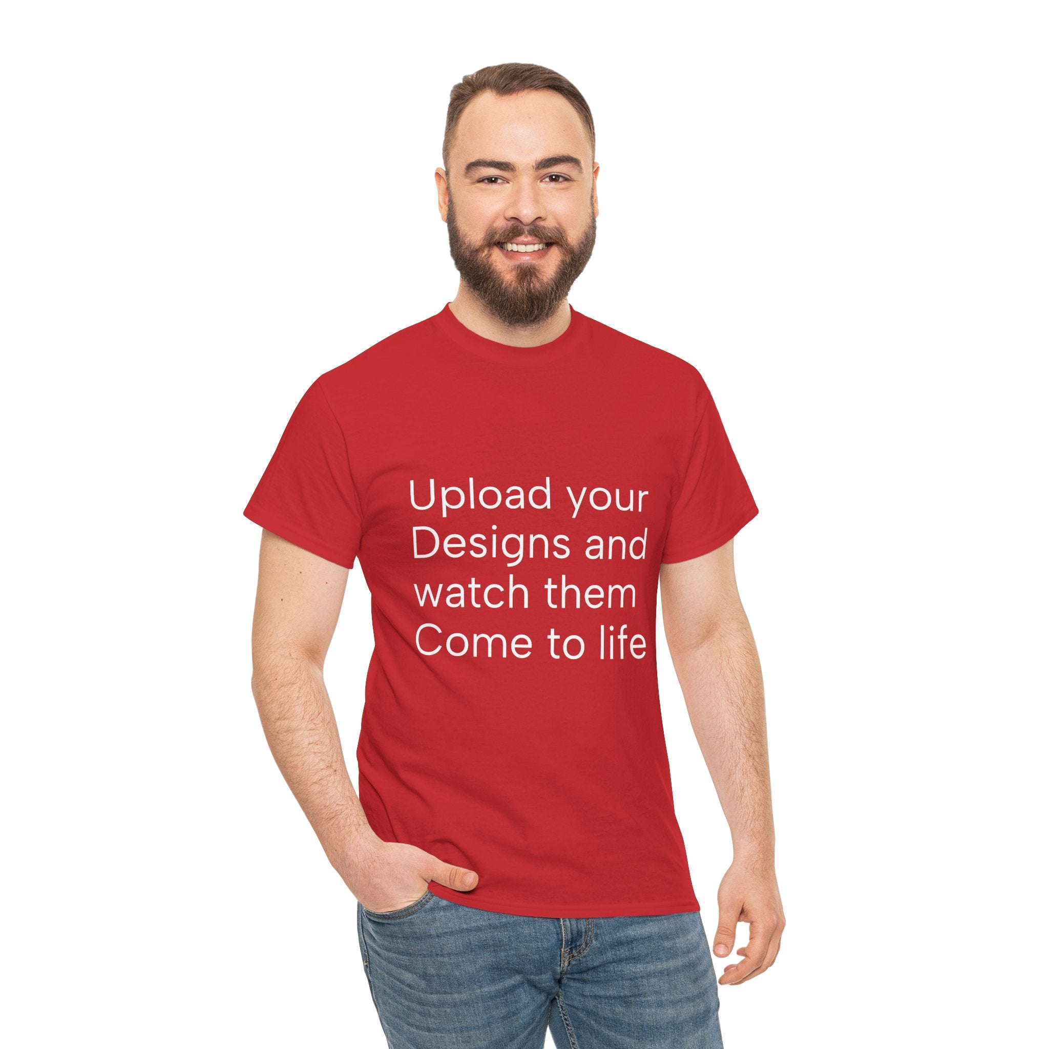 Customizable T‑Shirt – "Upload Your Designs and Watch Them Come to Life"