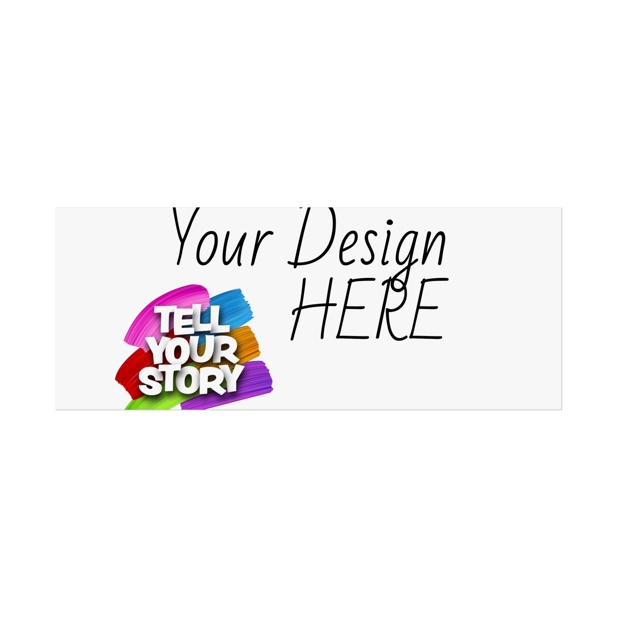 Fine Art Poster — Custom Vertical "Your Design Here" Wall Art (Tell Your Story)