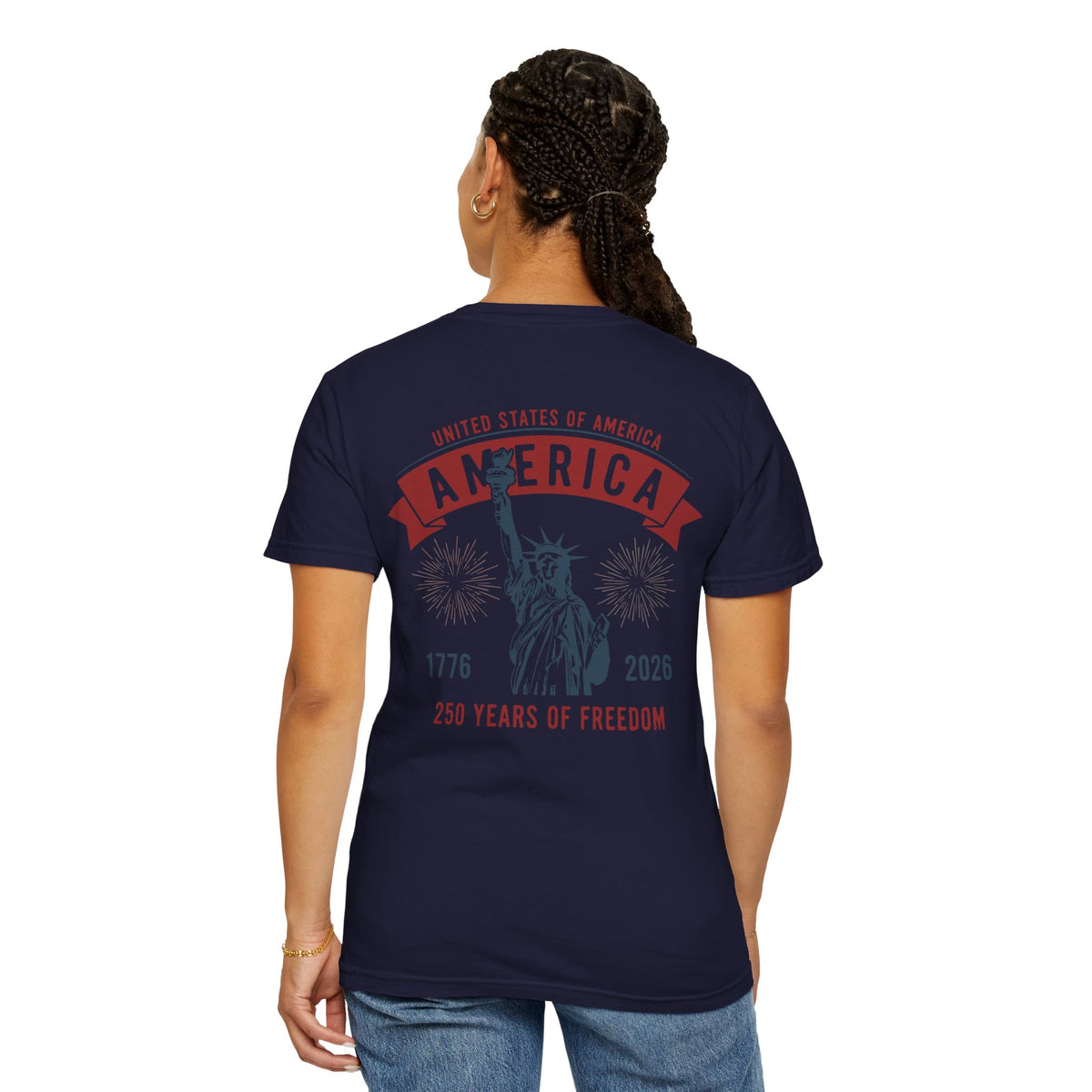 USA 250 Yrs ~ Unisex Garment-Dyed T-shirt