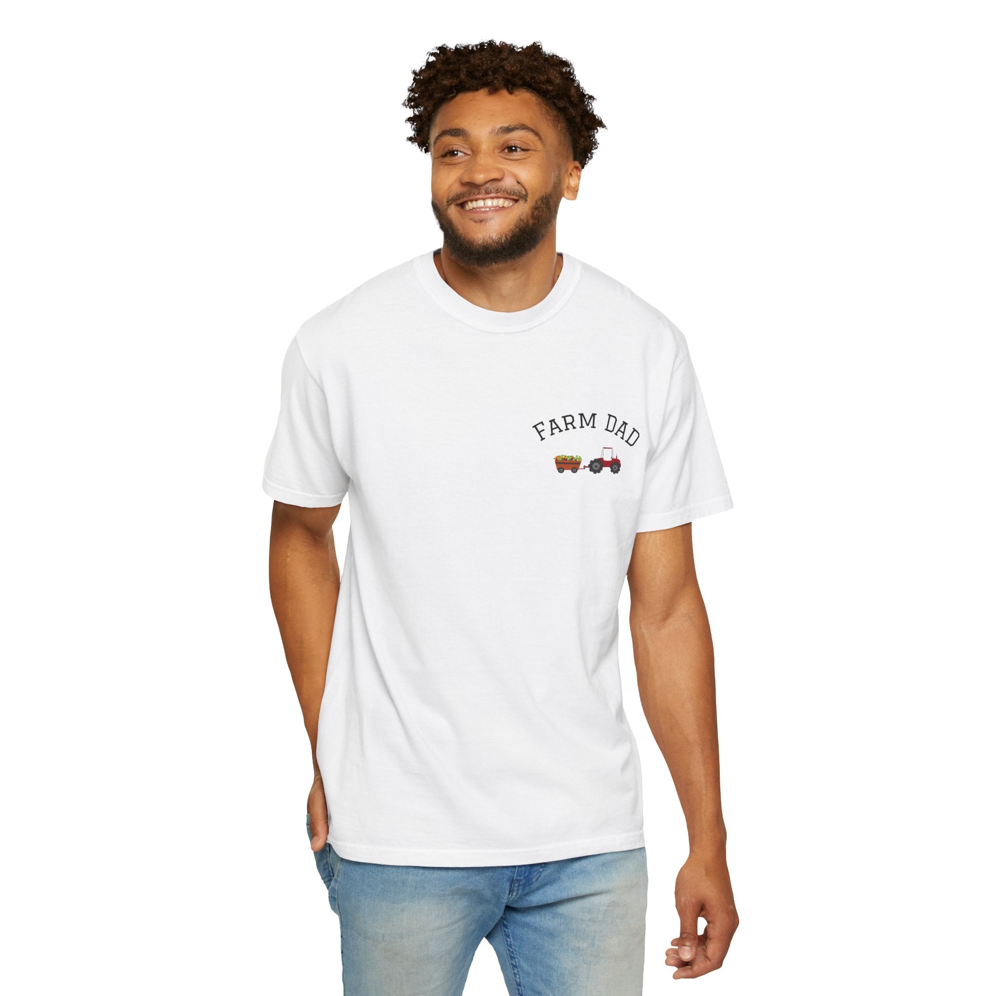 Farmer Dad T-Shirt — Rustic Farm Animals Graphic Tee