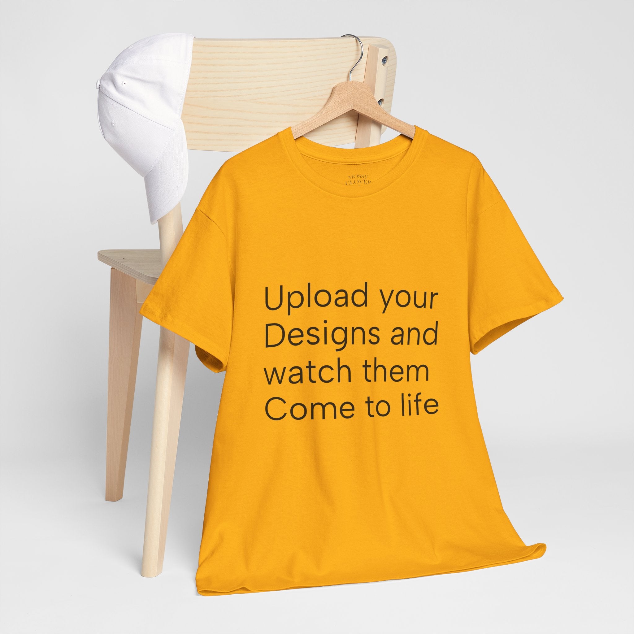 Customizable T‑Shirt – "Upload Your Designs and Watch Them Come to Life"
