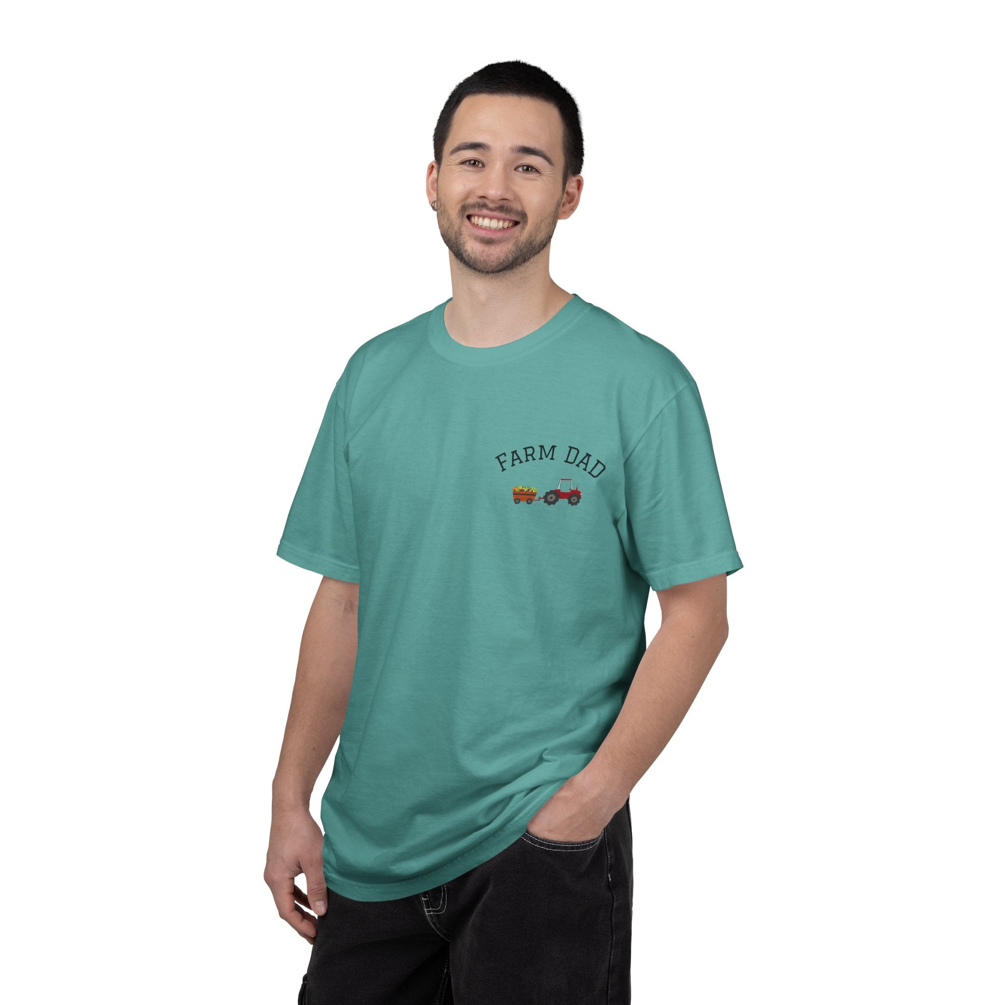 Farmer Dad T-Shirt — Rustic Farm Animals Graphic Tee