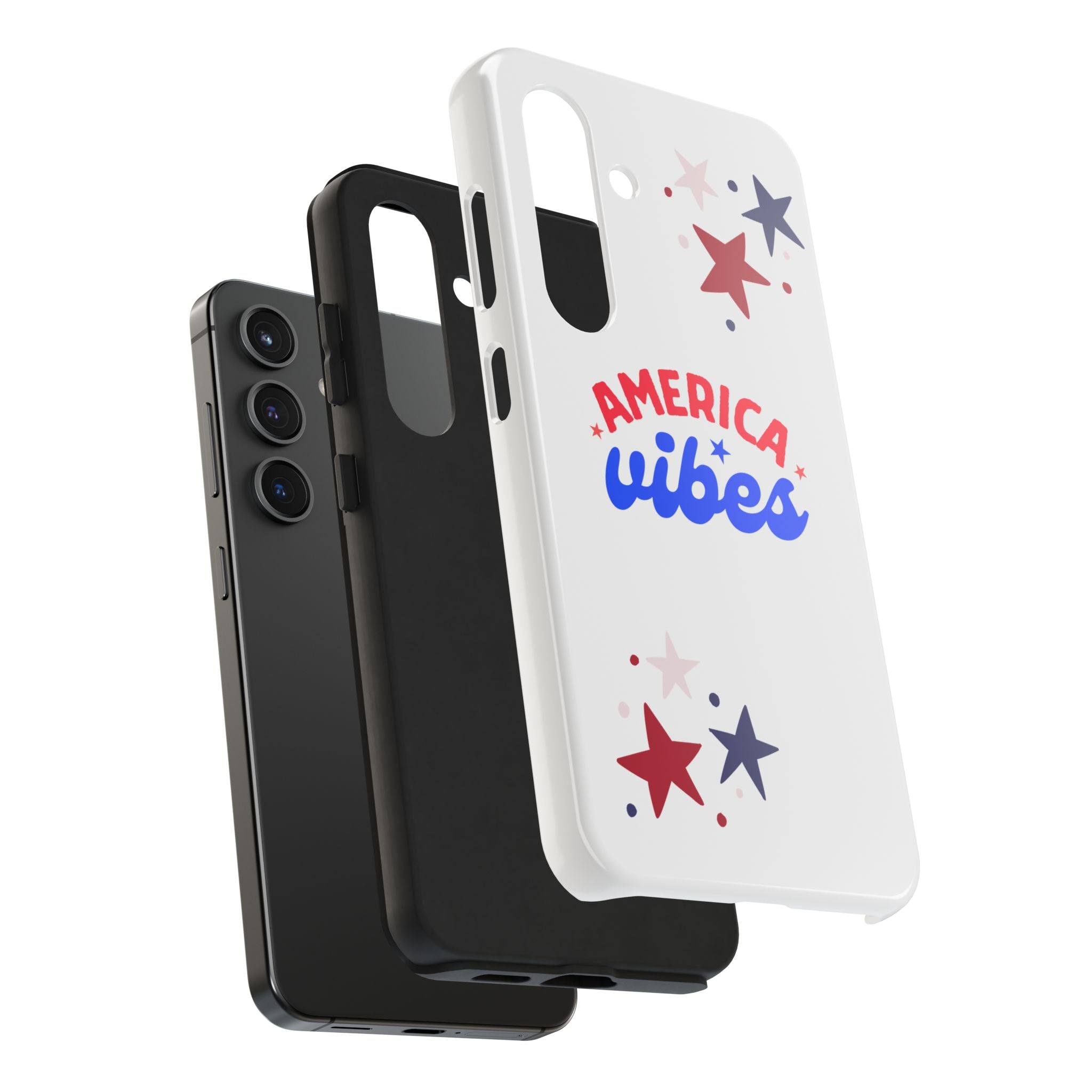 America Vibes Tough Phone Case — Patriotic Red White Blue Stars iPhone Case