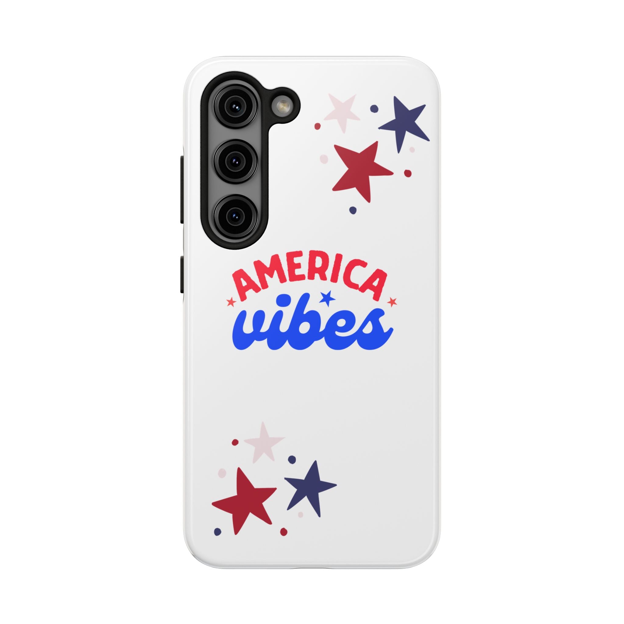 America Vibes Tough Phone Case — Patriotic Red White Blue Stars iPhone Case