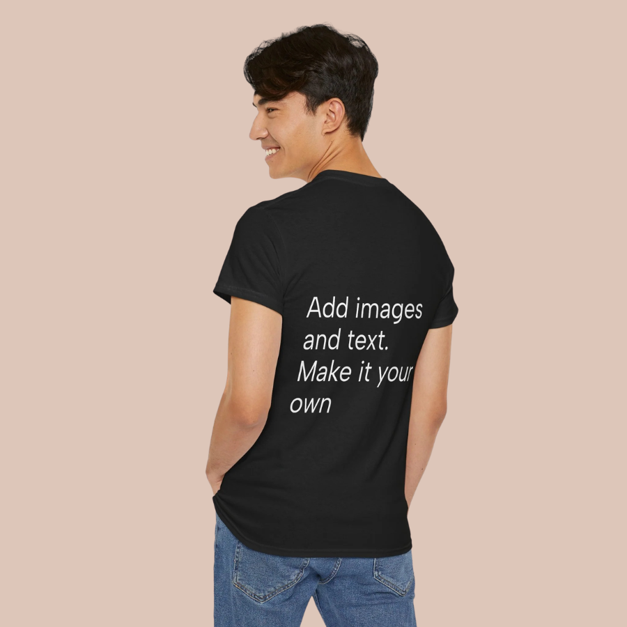 Customizable T‑Shirt – "Upload Your Designs and Watch Them Come to Life"