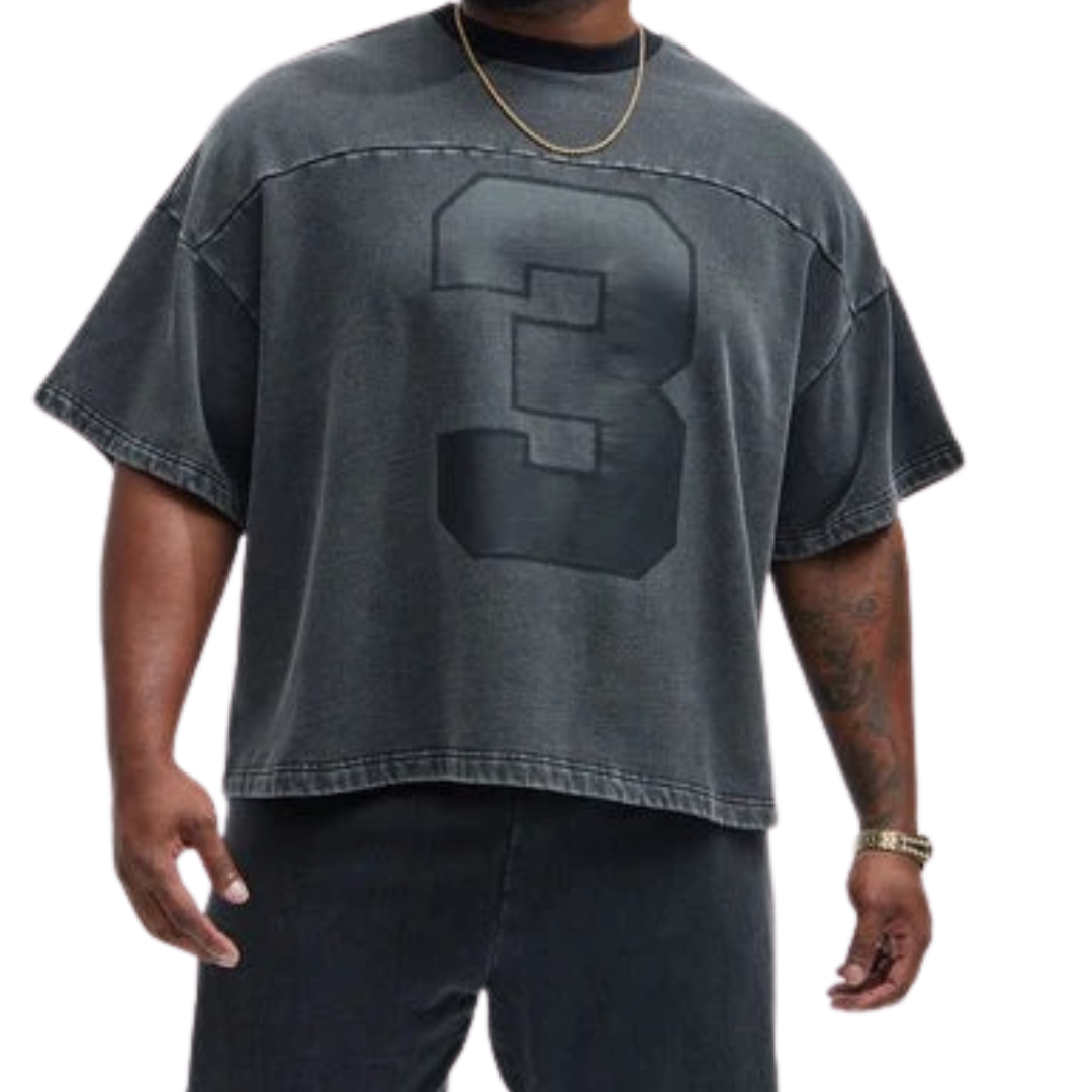 . The Wolverine cropped soft cotton tee for Men