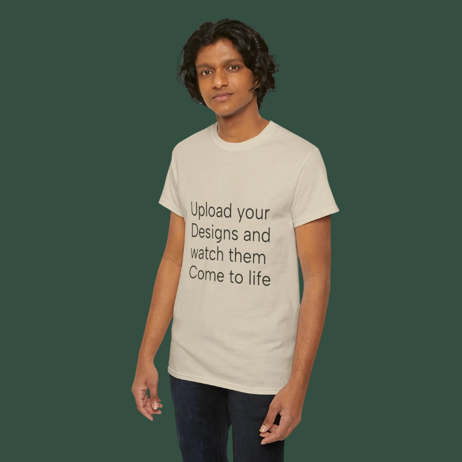 Customizable T‑Shirt – "Upload Your Designs and Watch Them Come to Life"