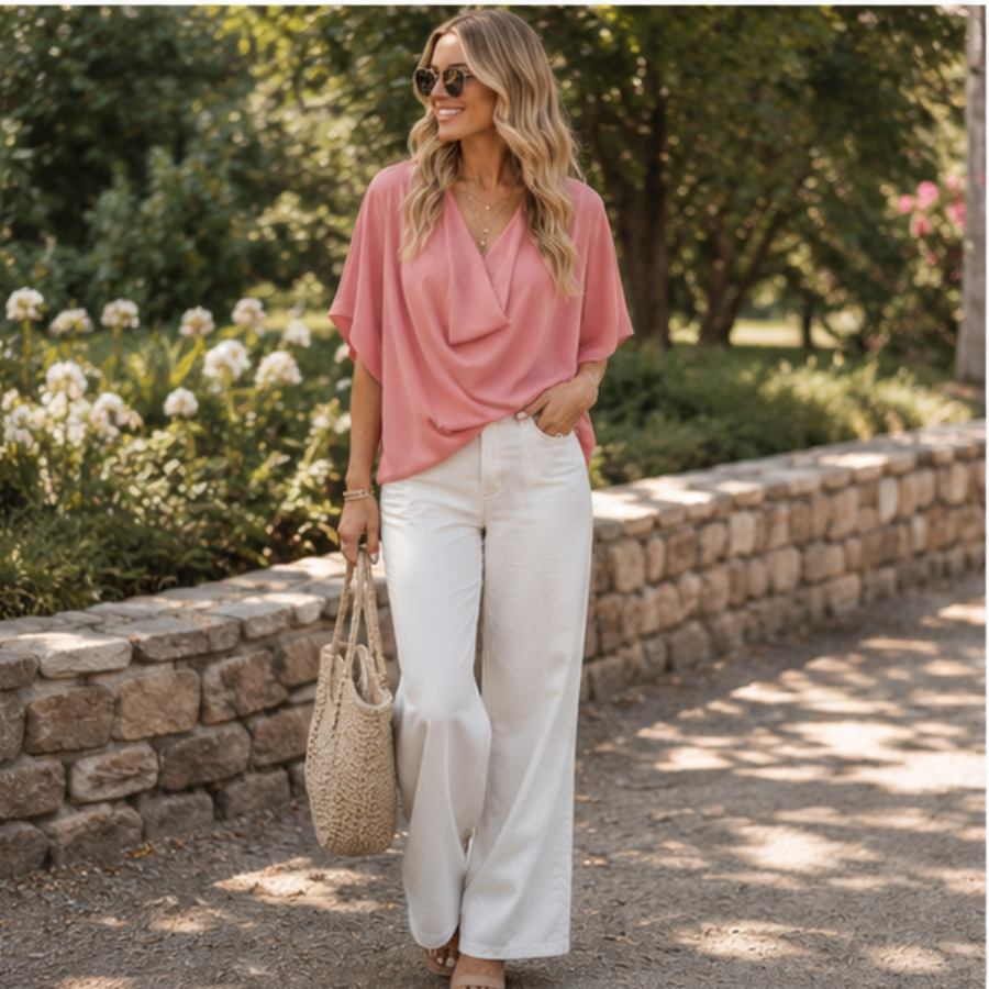 The Celeste Chiffon Blouse For Women