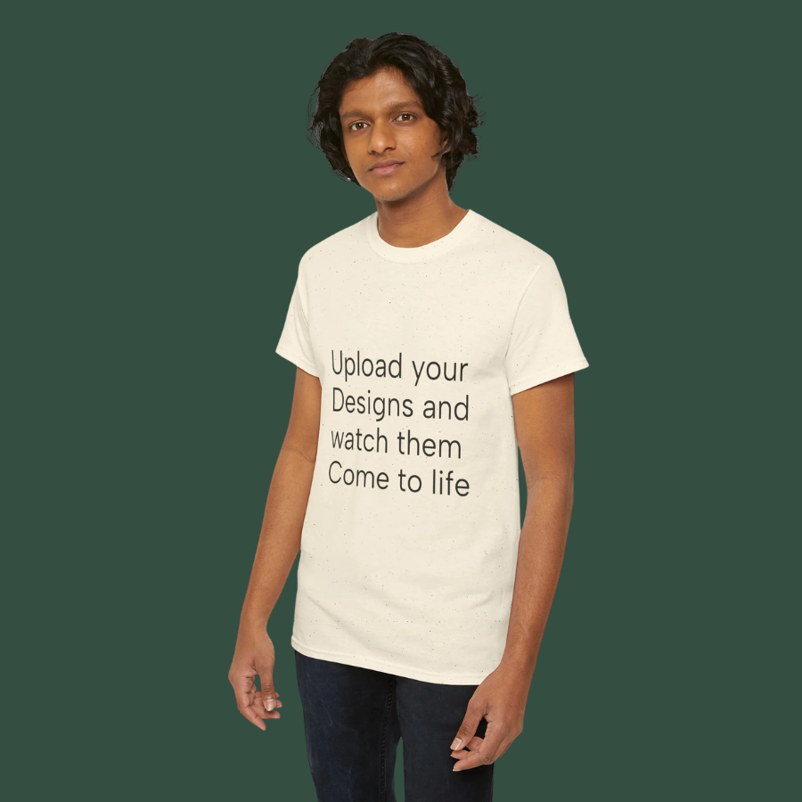 Customizable T‑Shirt – "Upload Your Designs and Watch Them Come to Life"
