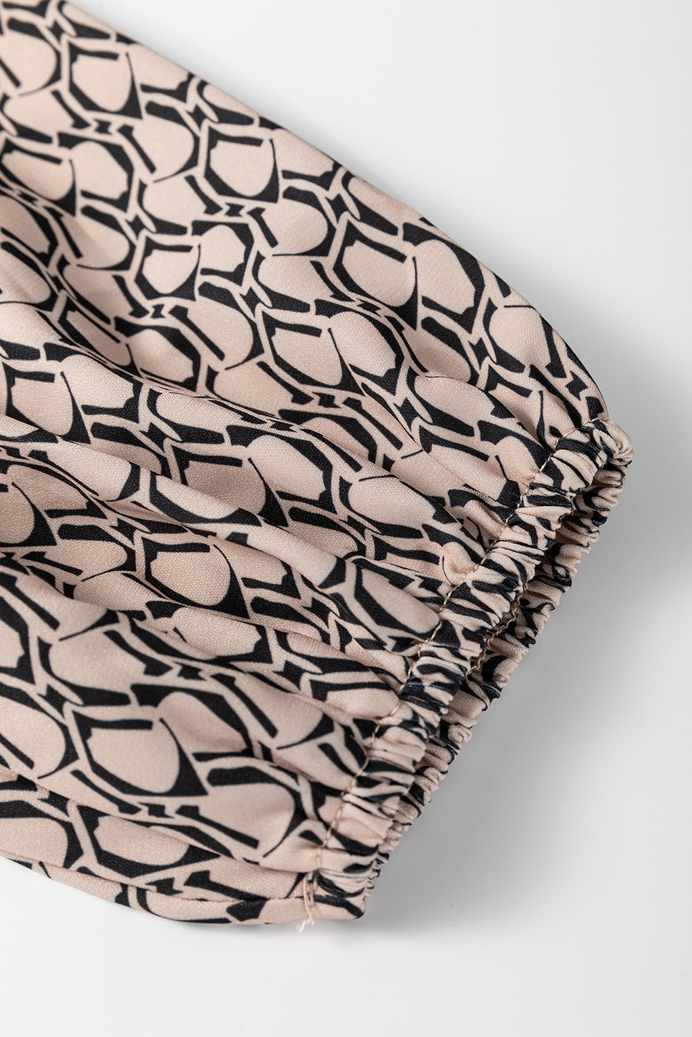The Mosaic Puff Sleeve Blouse for Women