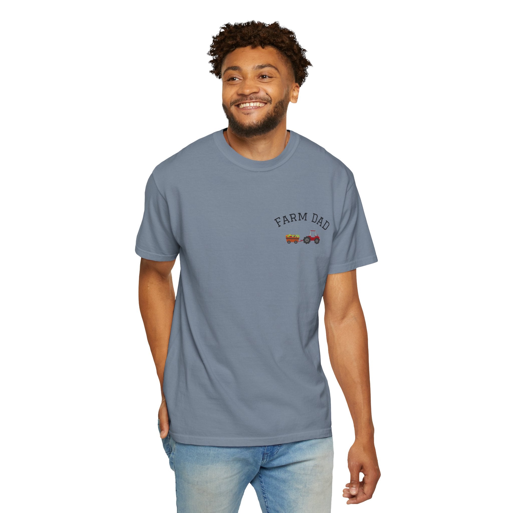 Farmer Dad T-Shirt — Rustic Farm Animals Graphic Tee
