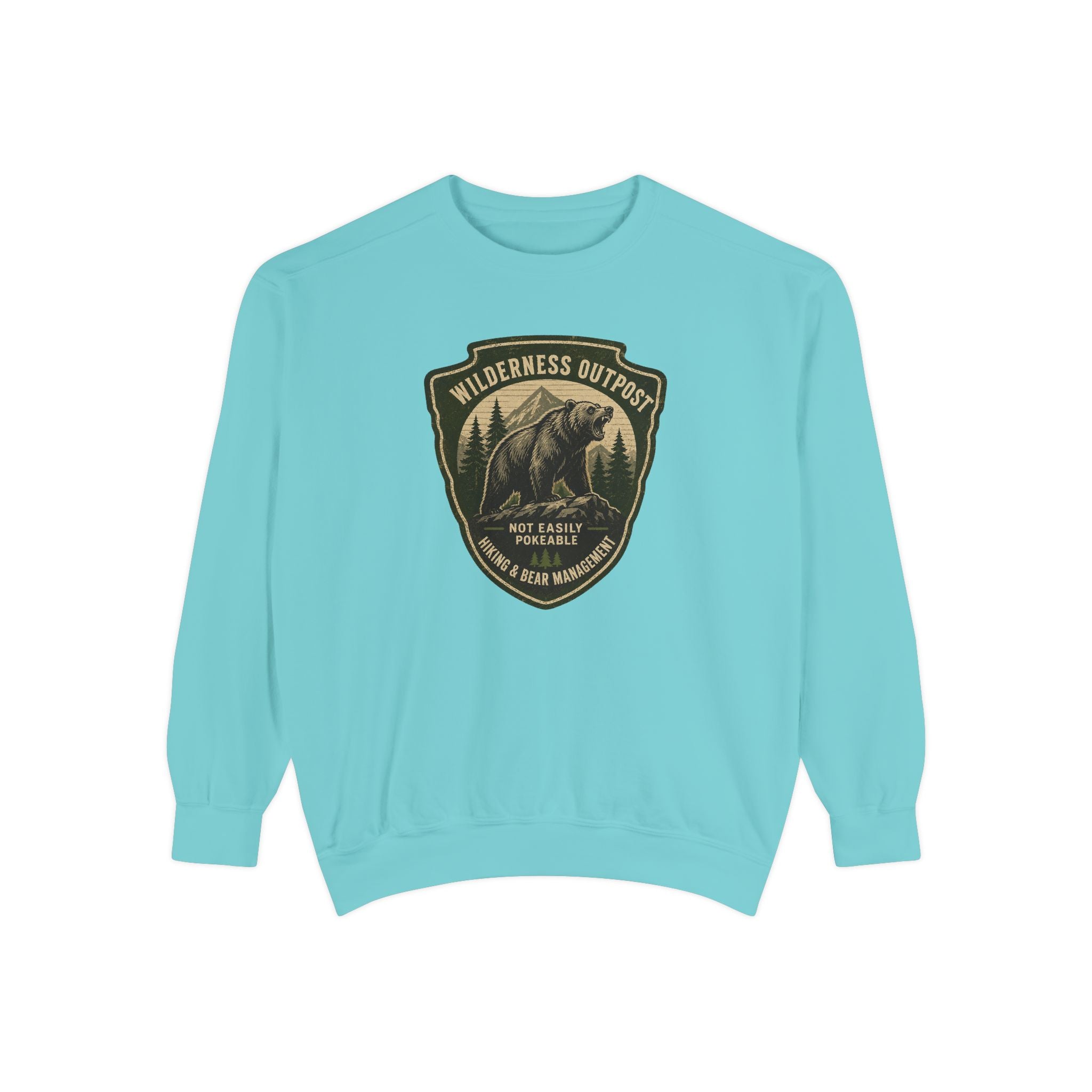 Wilderness Outfitters Bear Patch Sweatshirt — Outdoor Camping Crewneck