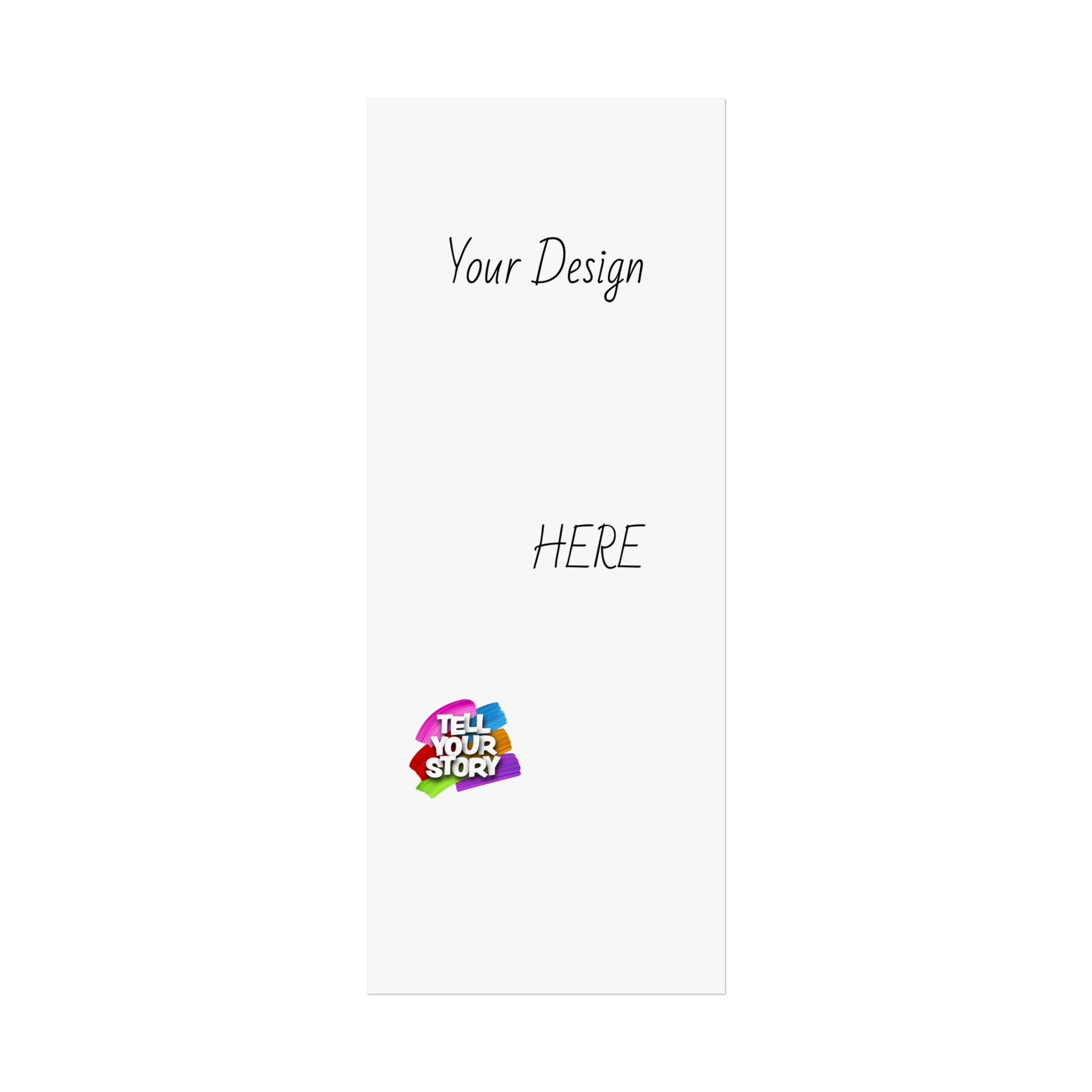Fine Art Poster — Custom Vertical "Your Design Here" Wall Art (Tell Your Story)