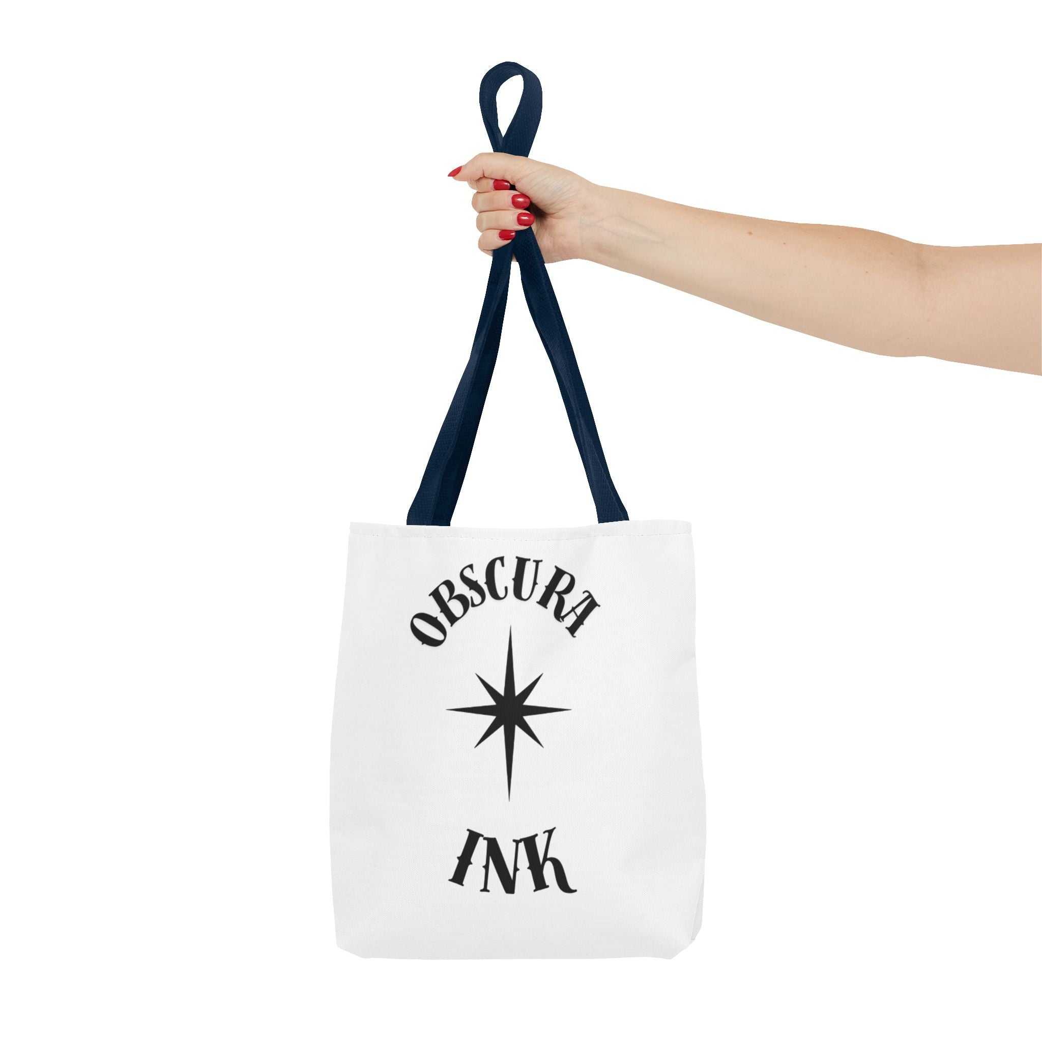 Obscura Ink Compass Tote Bag — Gothic Star Logo Canvas Tote
