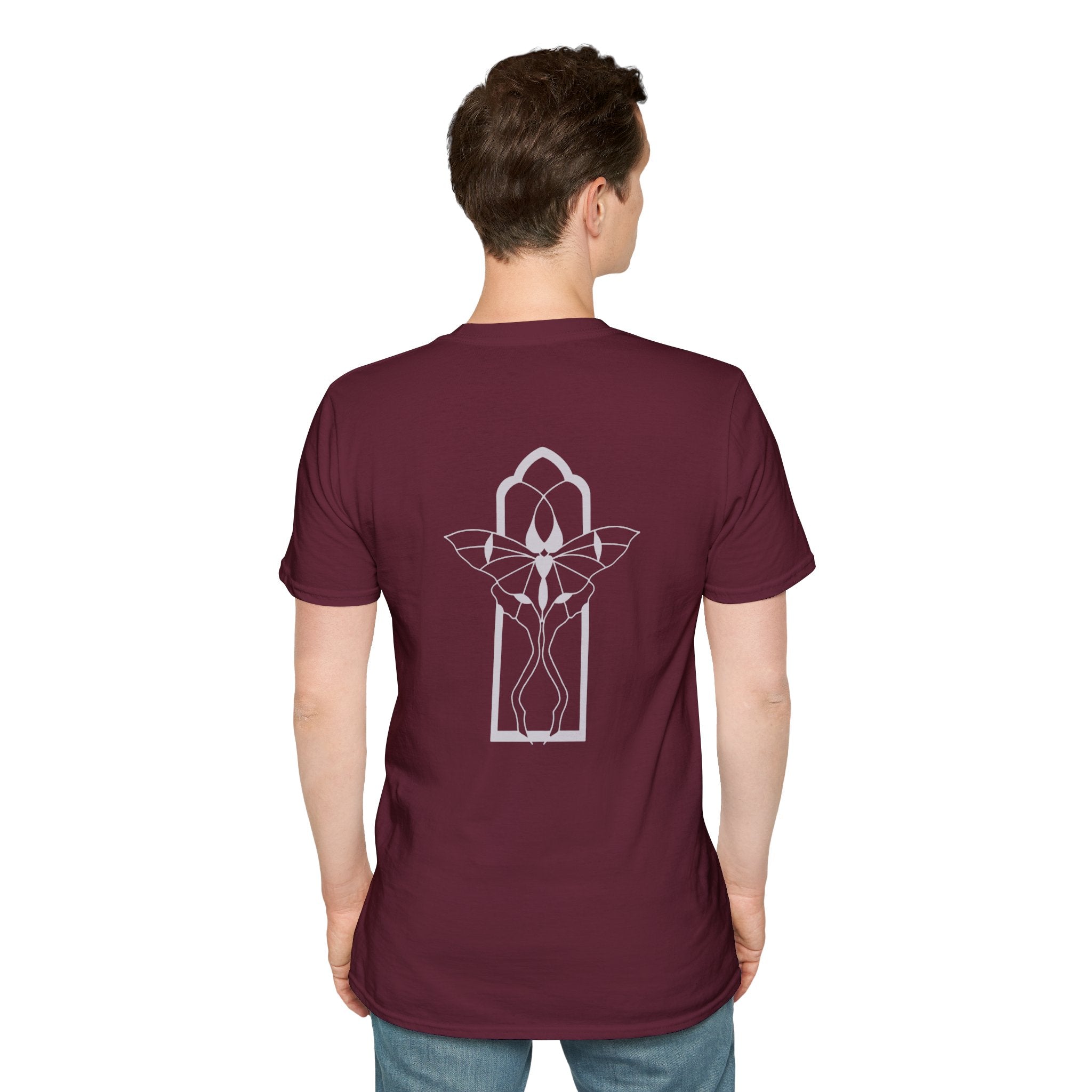 Graphic Tee —AT design 3 ~ Stained Glass Moth